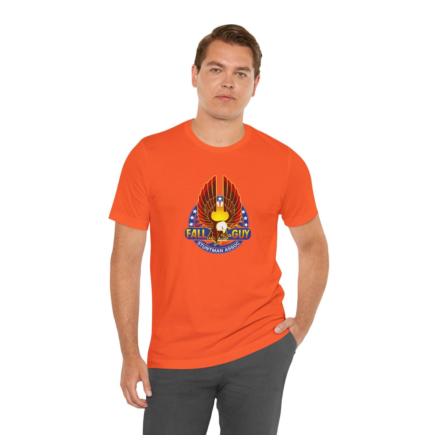 THE FALL GUY Stuntman Association Unisex Jersey Short Sleeve Tee - 12 Colors