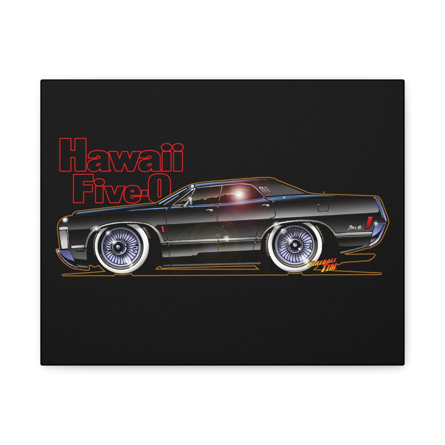 HAWAII 5-O TV Show McGarrett Mercury Park Lane Canvas Art Wall Print - 11x14