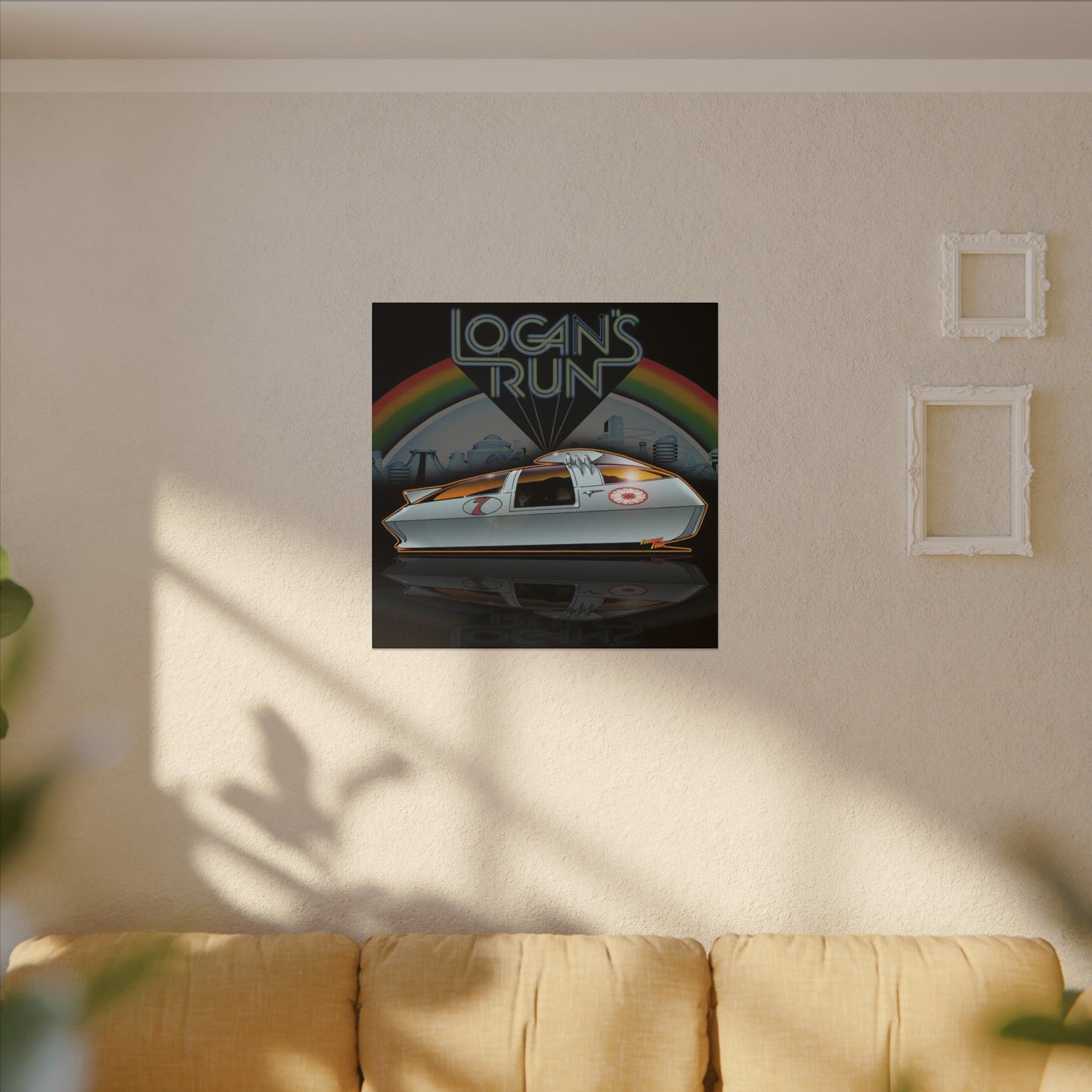 LOGAN'S RUN Sandman Sci Fi TV Car Collectible Fireball Art Canvas Print
