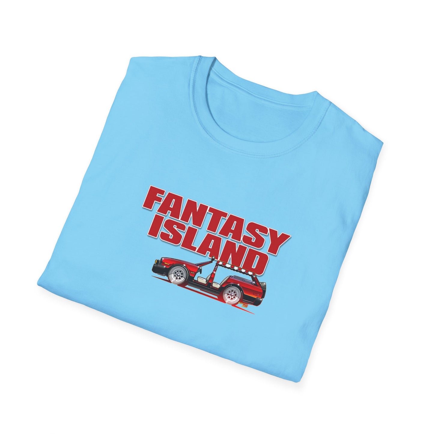 FANTASY ISLAND TV Show Plymouth Concept Art Softstyle T-Shirt - 11 Colors