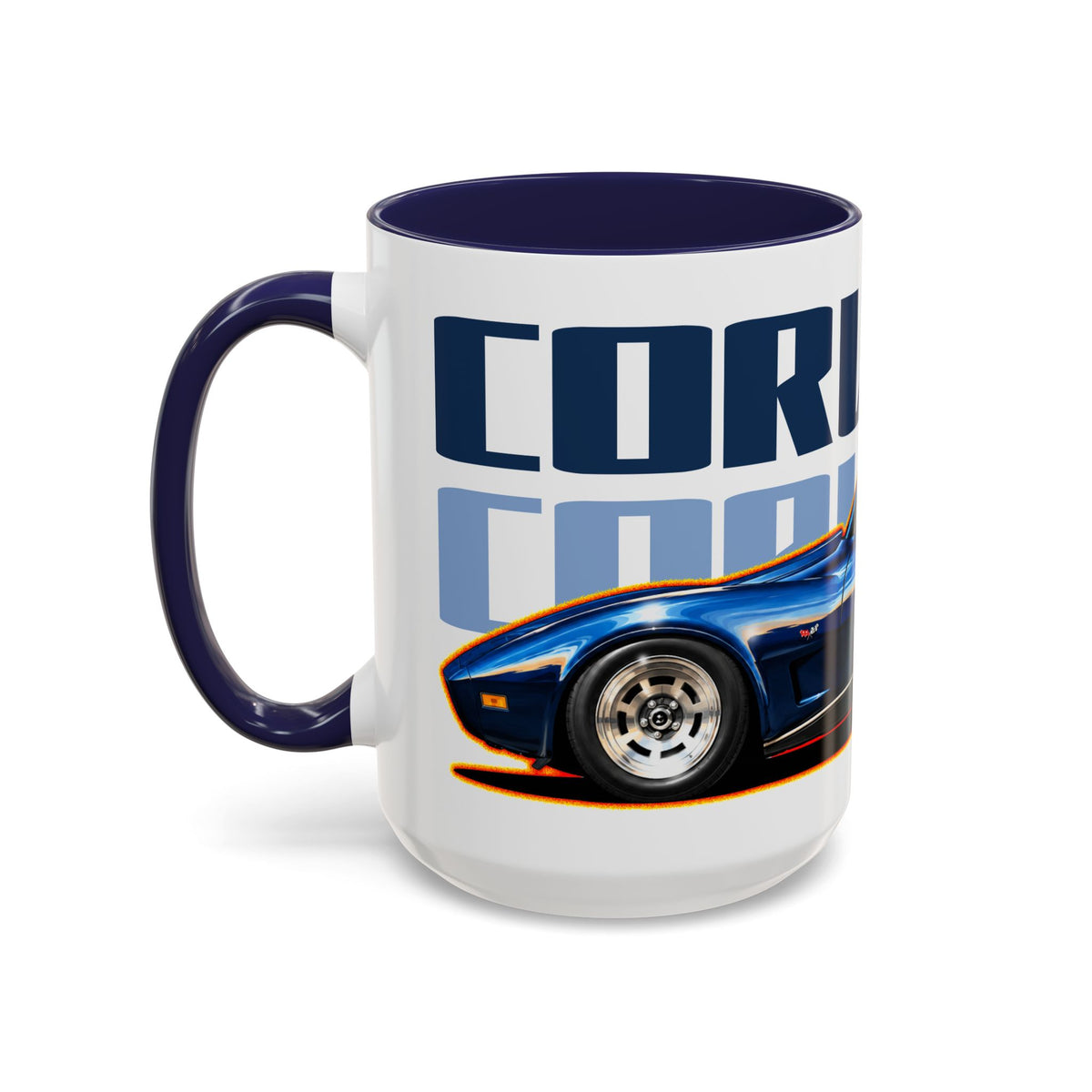 CHEVROLET CORVETTE 1978 Collectible Fireball Art Coffee Mug - 2 Sizes