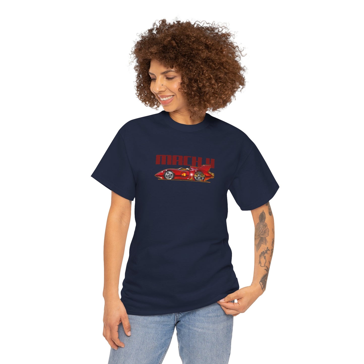 SPEED RACER MACH 4 Fireball Art Cotton Tee Shirt - Colors