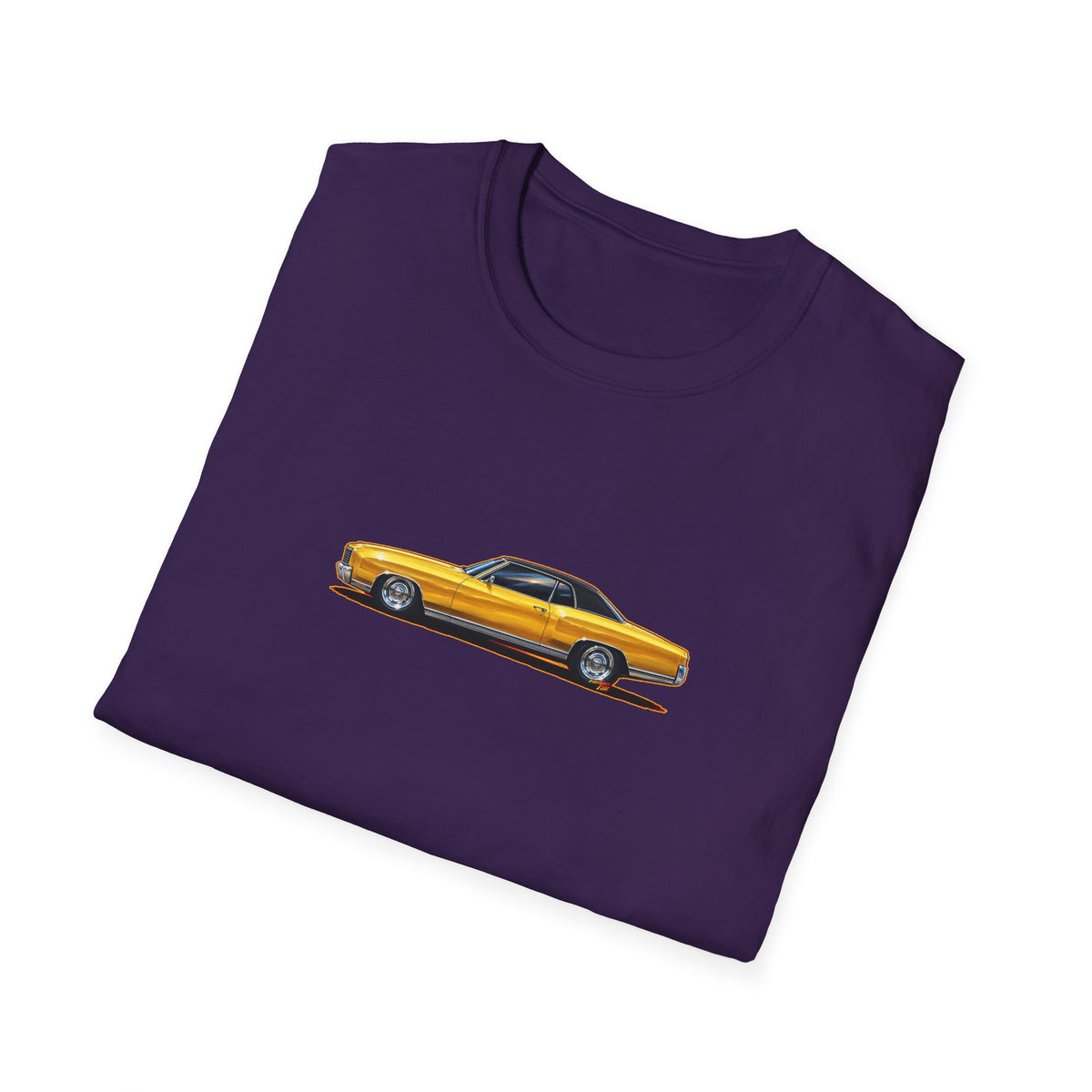 CHEVROLET MONTE CARLO 1972 Collectible Fireball Art TeeShirt