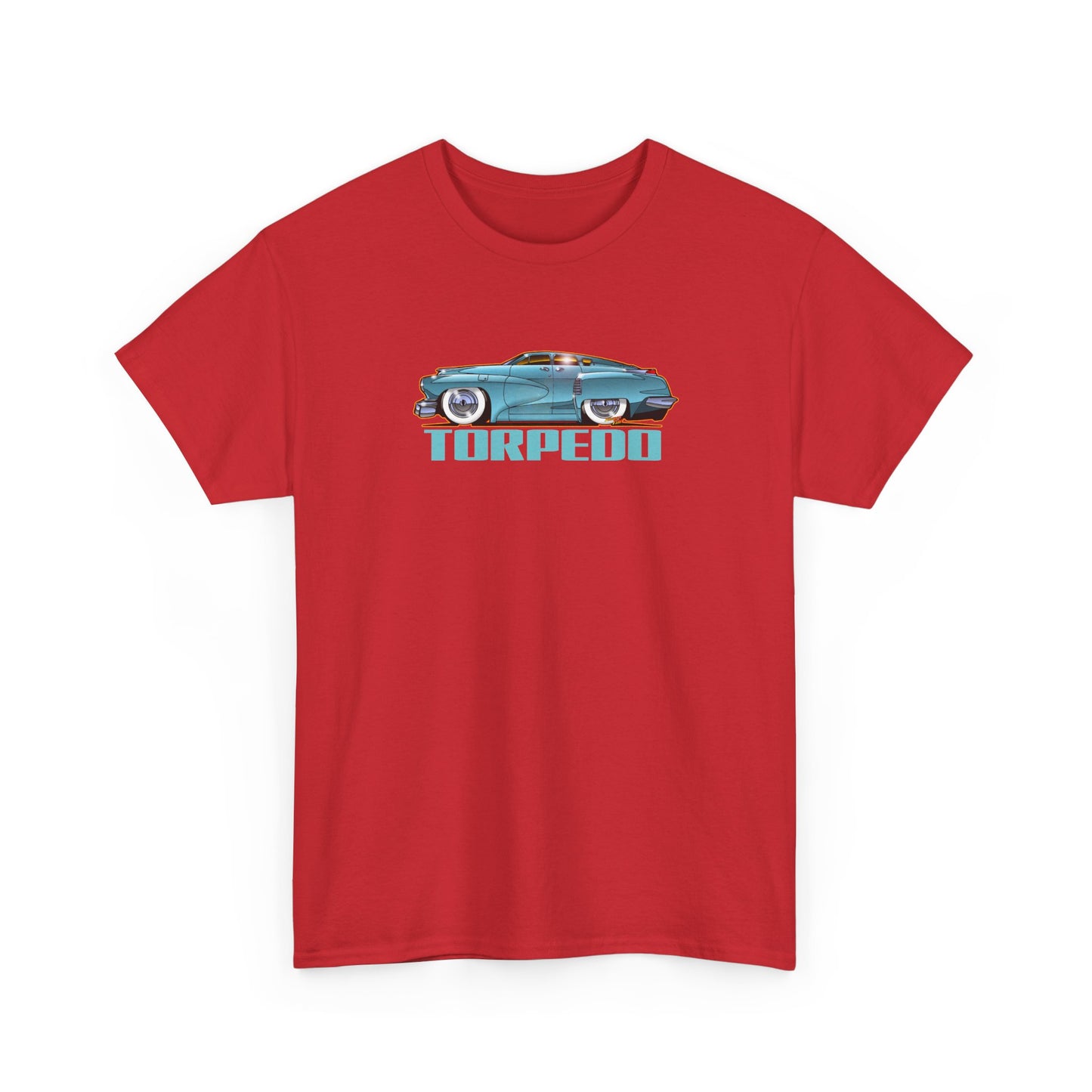 TUCKER TORPEDO 48 Collectible Fireball Art Cotton Tees