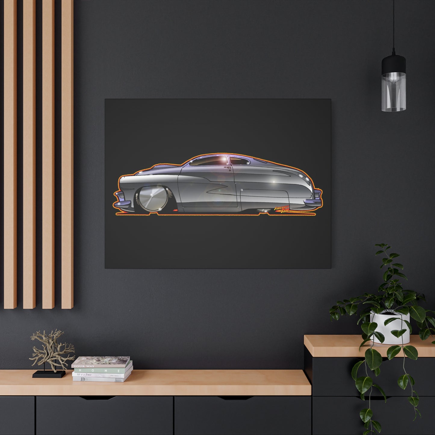 COBRA MERCURY Sylvester Stallone Collectible Fireball Art Canvas Print
