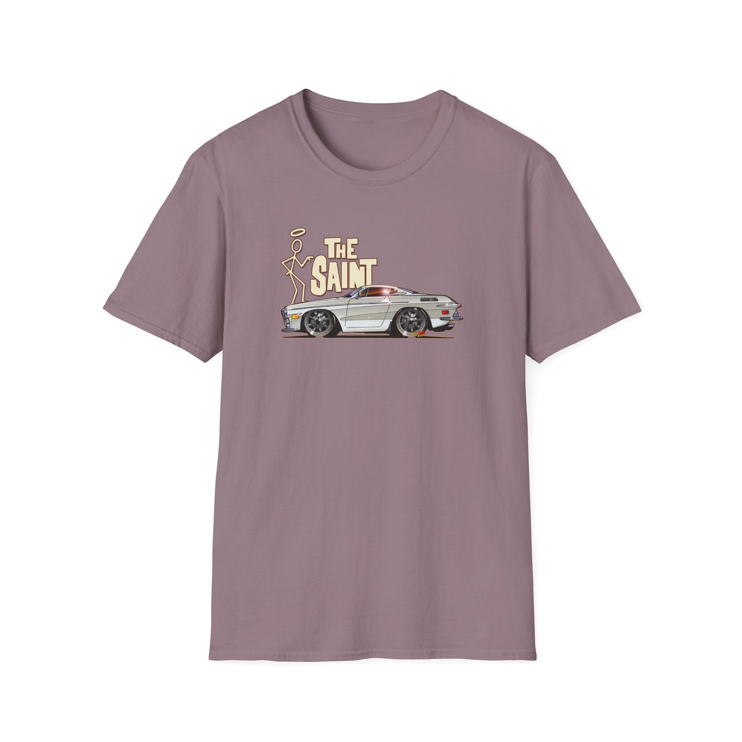 THE SAINT 1967 VOLVO 1800 S ST1 Concept Art Unisex Softstyle T-Shirt 13 Colors