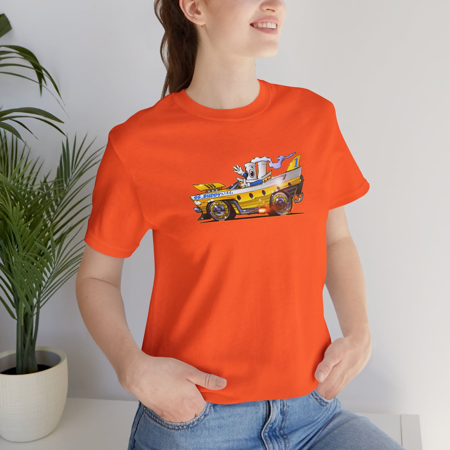 BUDDY CRUISE BUDDYMOBILE Custom Car Art Short Sleeve Tee in 17 Colors