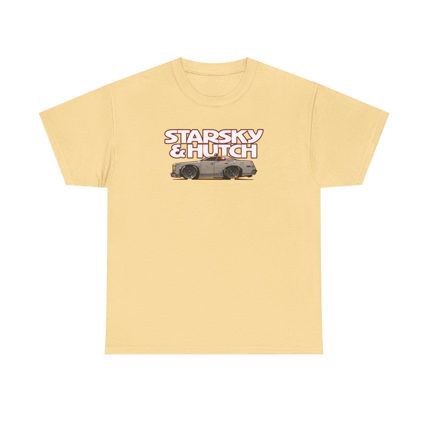 STARSKY AND HUTCH Hutchmobile TV Show Cotton Tee Shirt Mutiple Colors