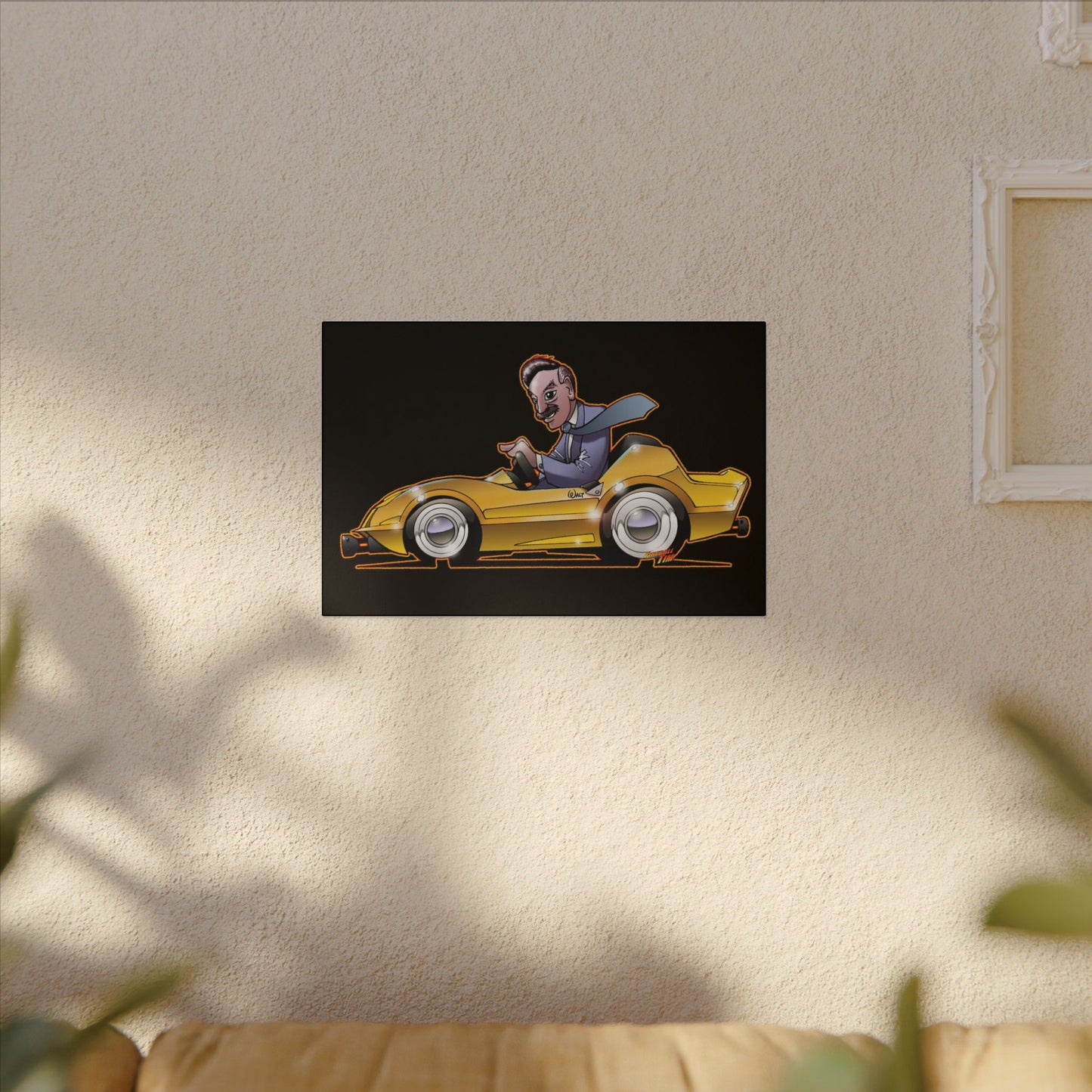AUTOPIA CLASSIC Walt Disney Fireball Art Canvas Print