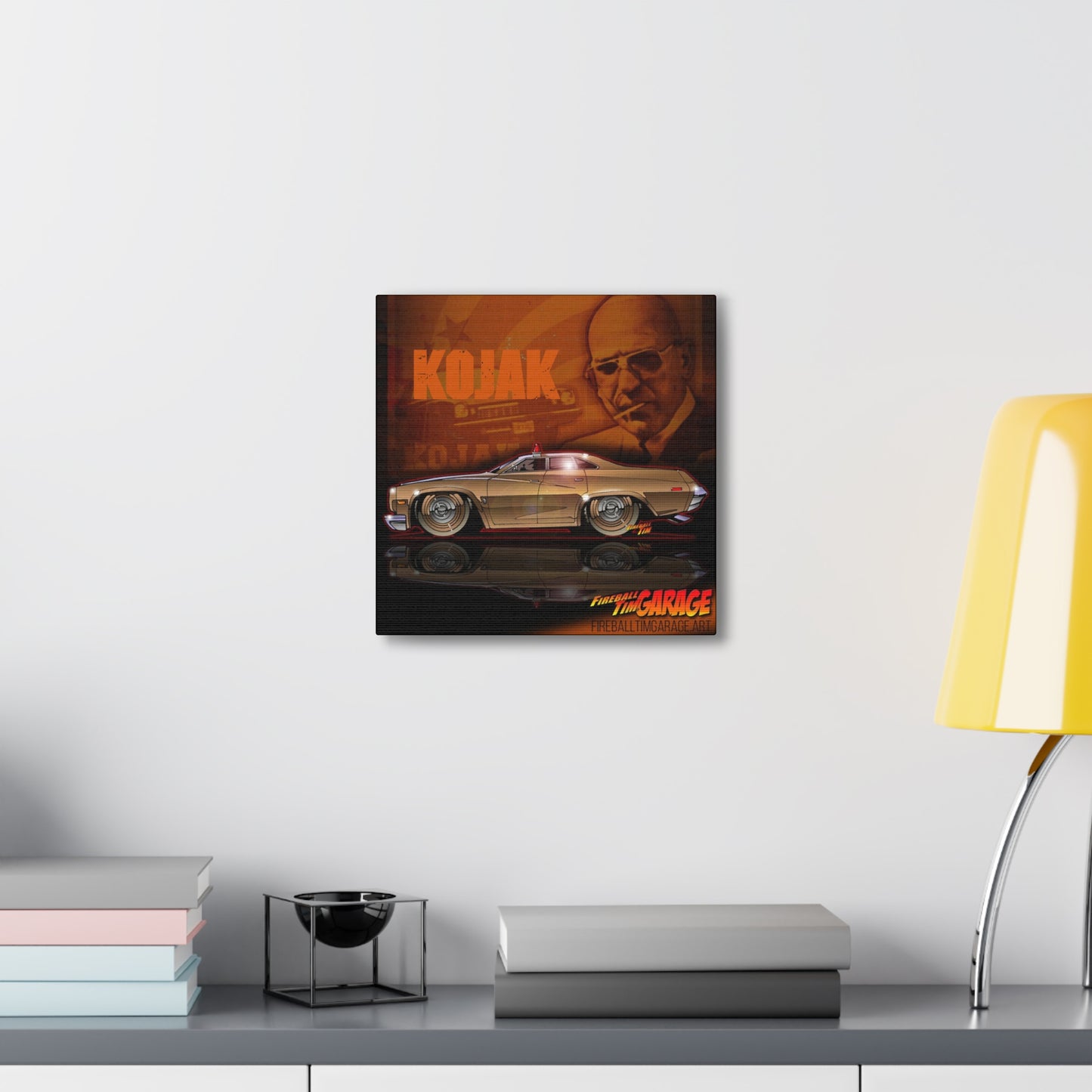 KOJAK TV Show Buick Century Concept Art Canvas Print 12x12