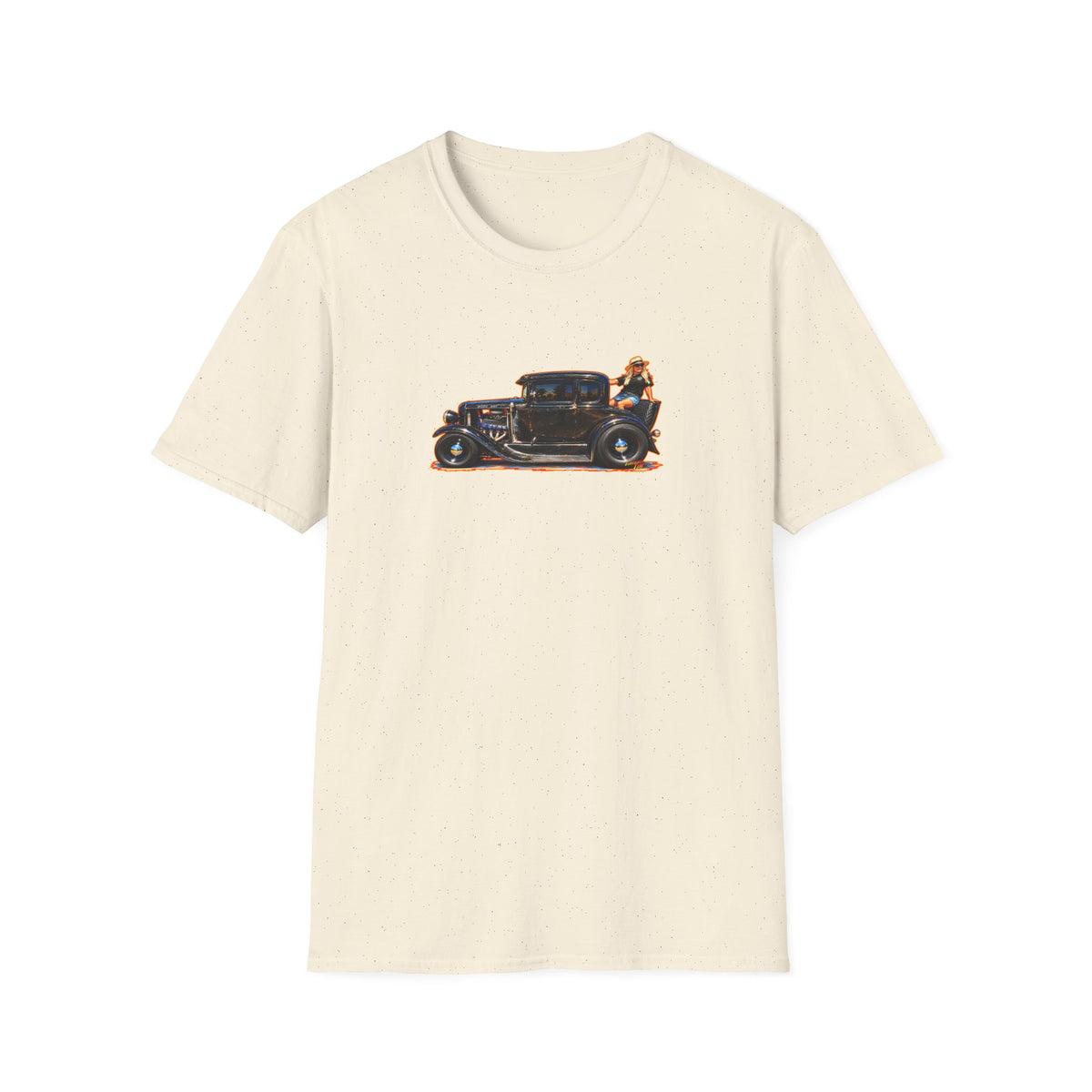 MCDOUGALL SPECIAL Model A Hot Rod Collectible Fireball Art Tee Shirt