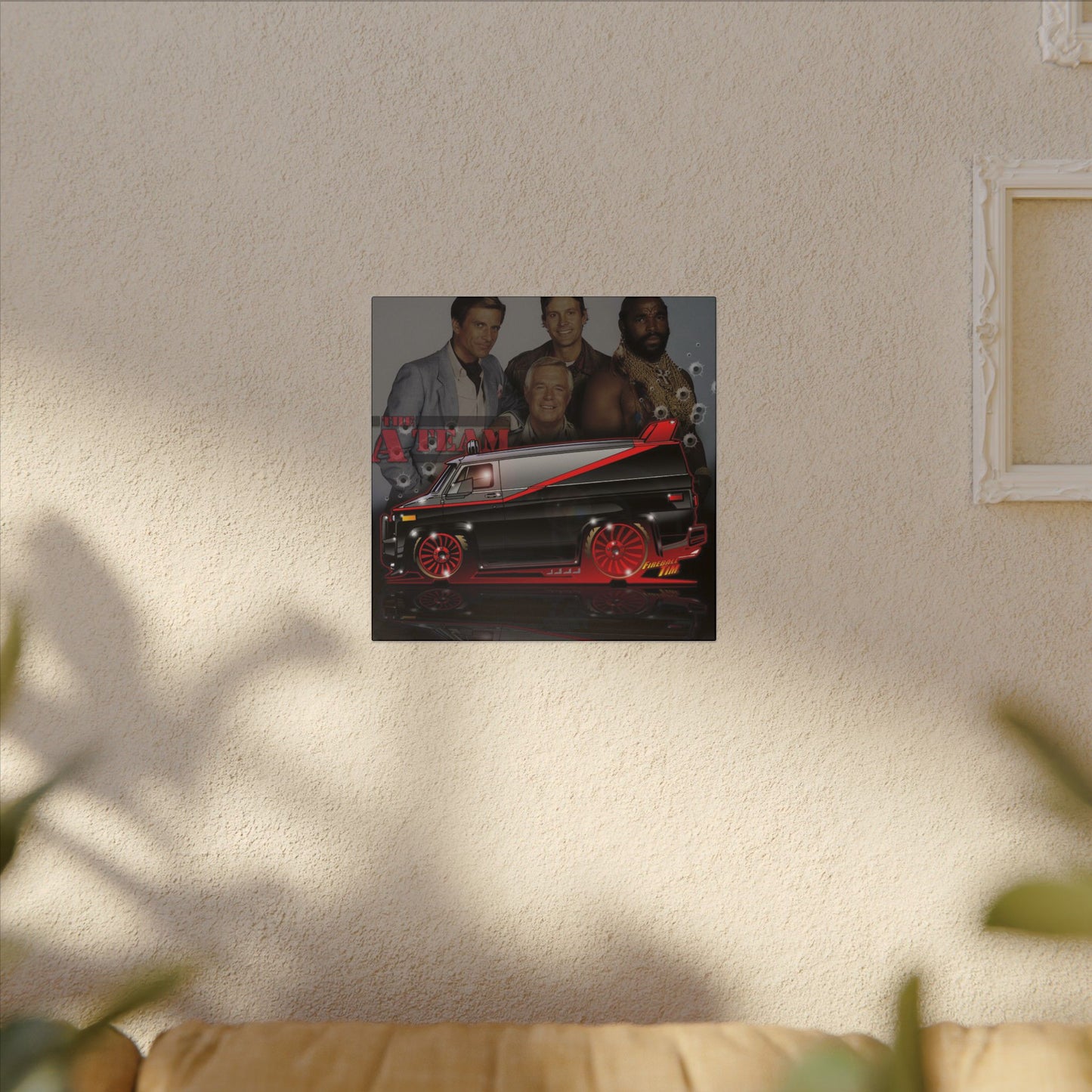 ATEAM VAN TV Show Car Canvas Art Print - 2 Sizes
