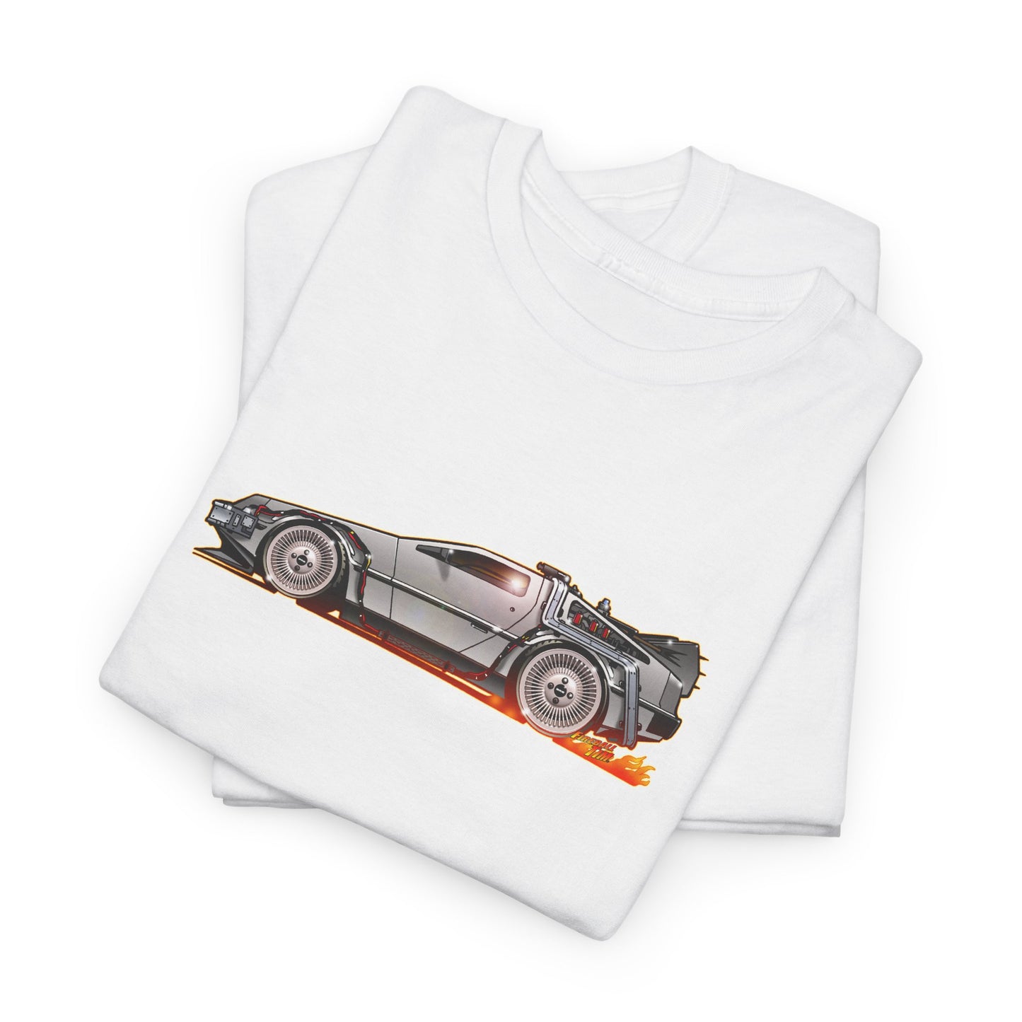 BACK TO THE FUTURE DELOREAN Time Machine Concept Art Tee Shirt 11 Colors