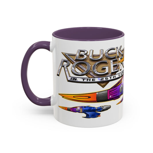 BUCK ROGERS Hot Rod Starfighter Spaceship Collectible Coffee Mug - 2 Sizes