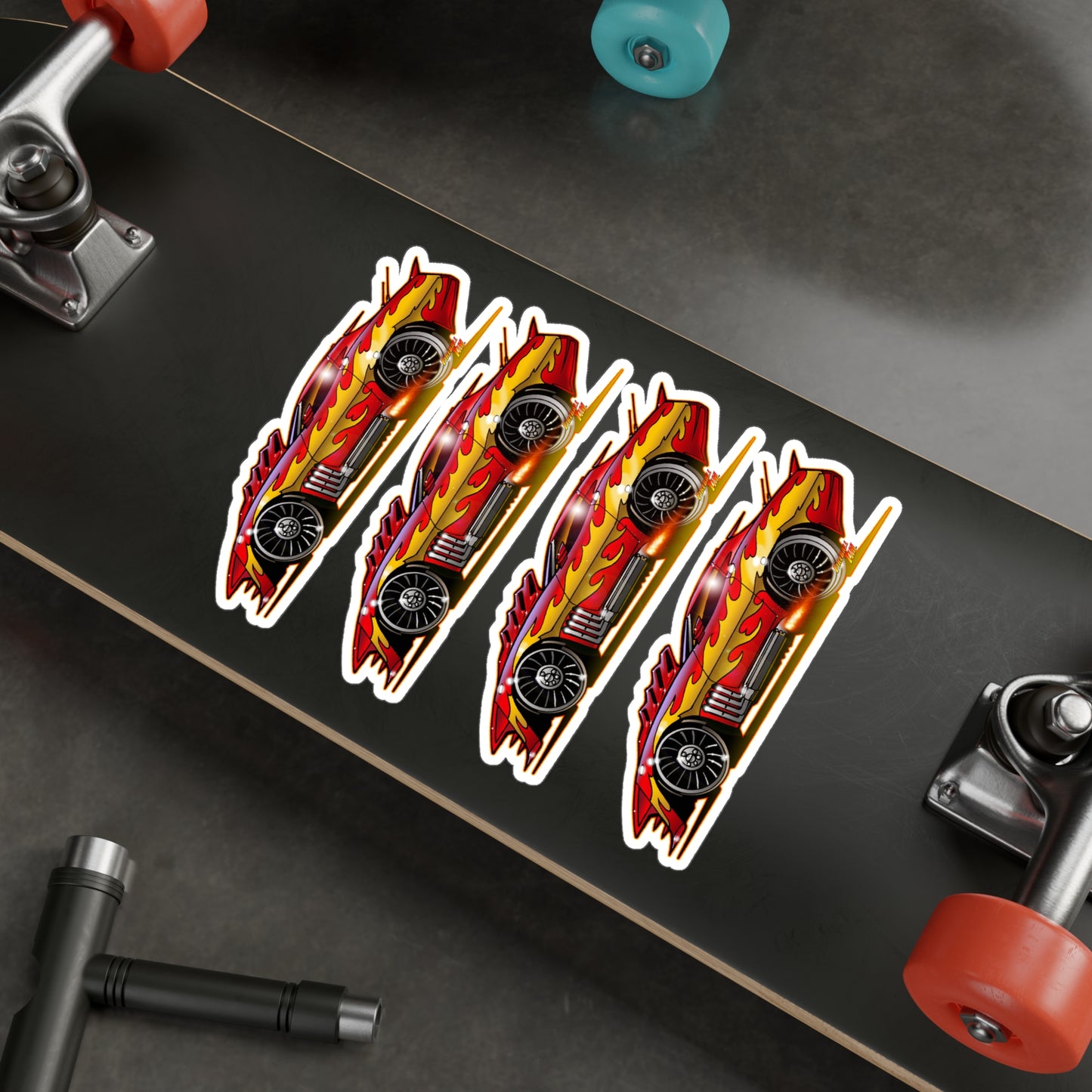 CORVETTE SUMMER Movie Car Collectible Stickers - 4 Sizes