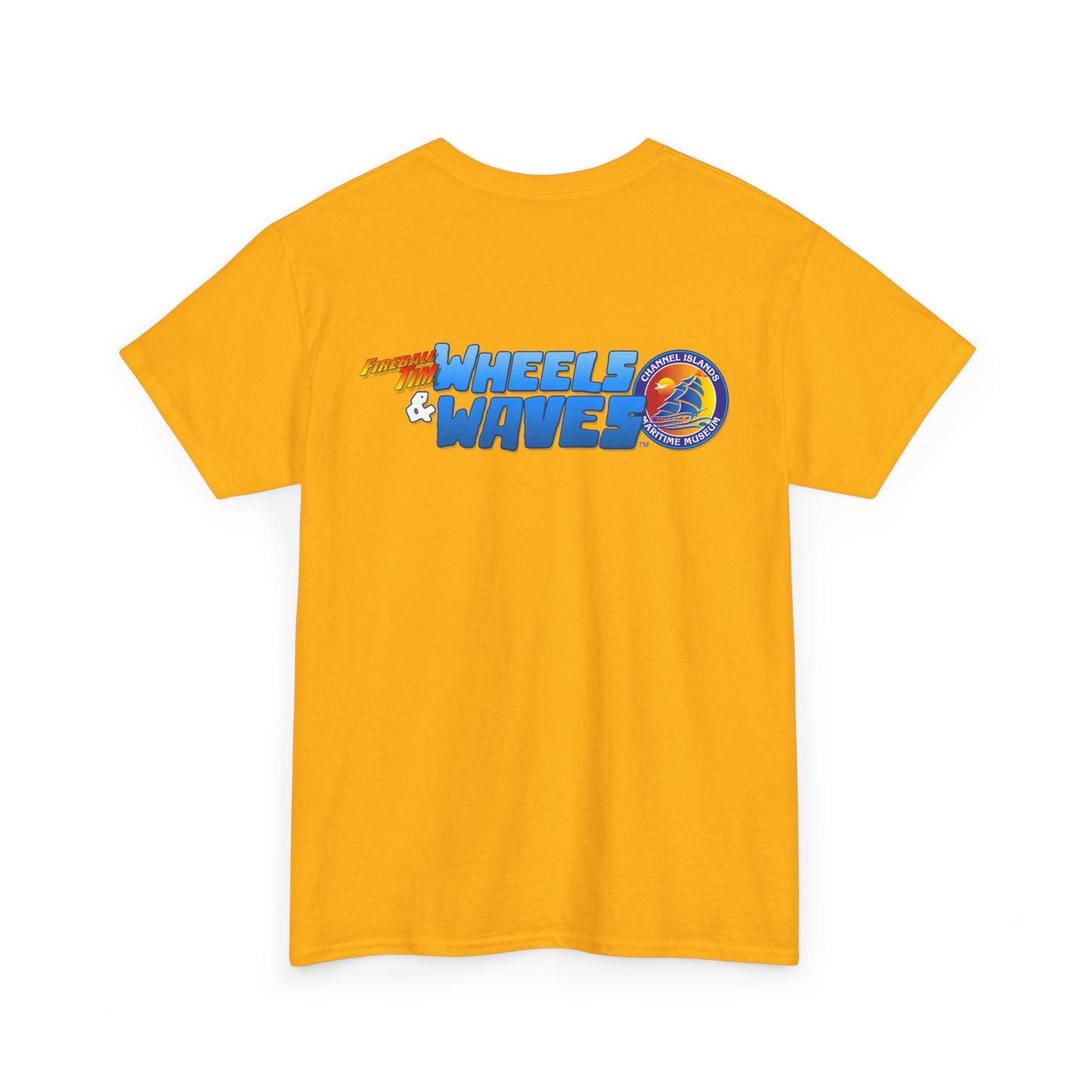 WHEELS & WAVES Car Show Official Short Sleeve Tee 13 Colors