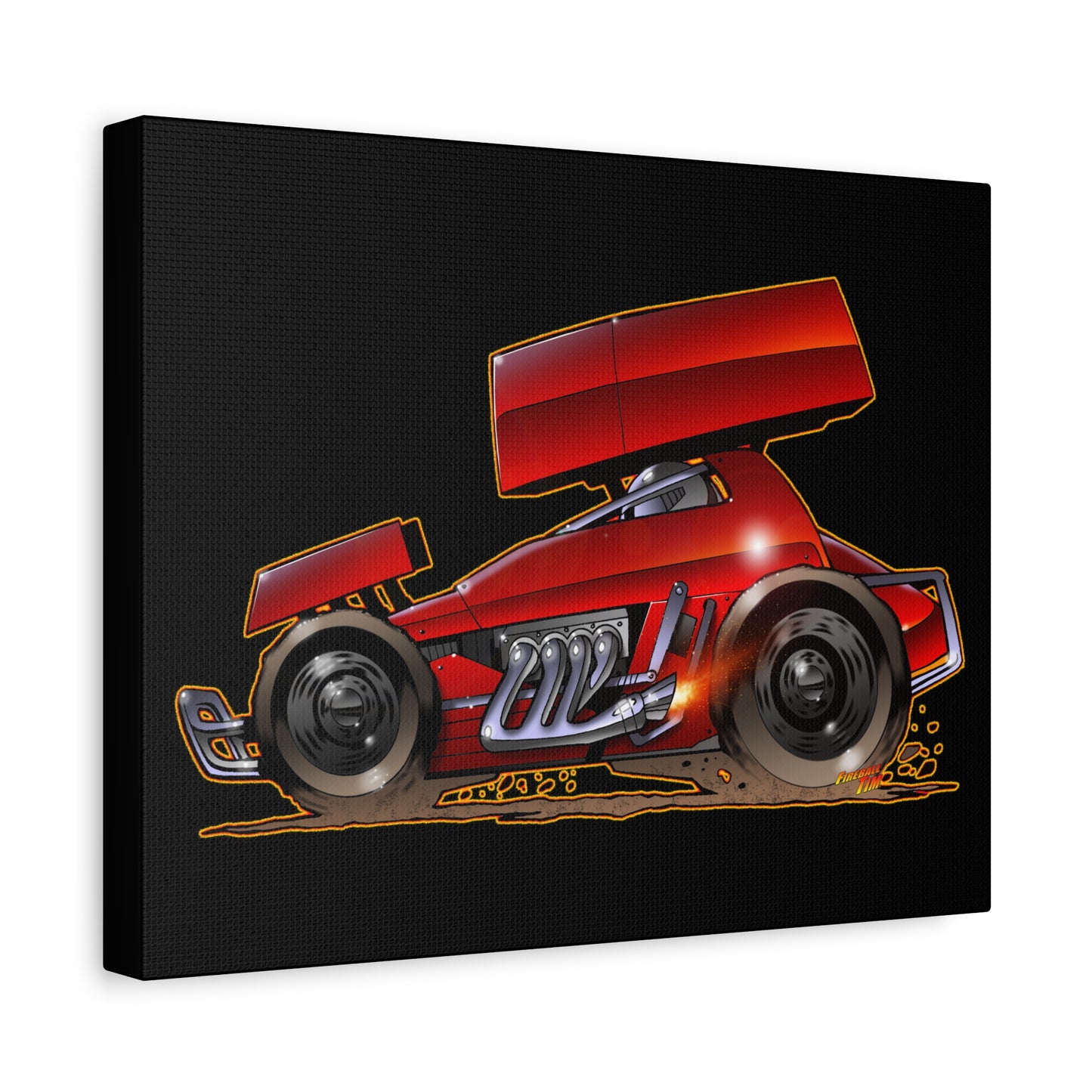 NATIONAL SPRINT CAR Hall of Fame Museum Canvas Print 11x14