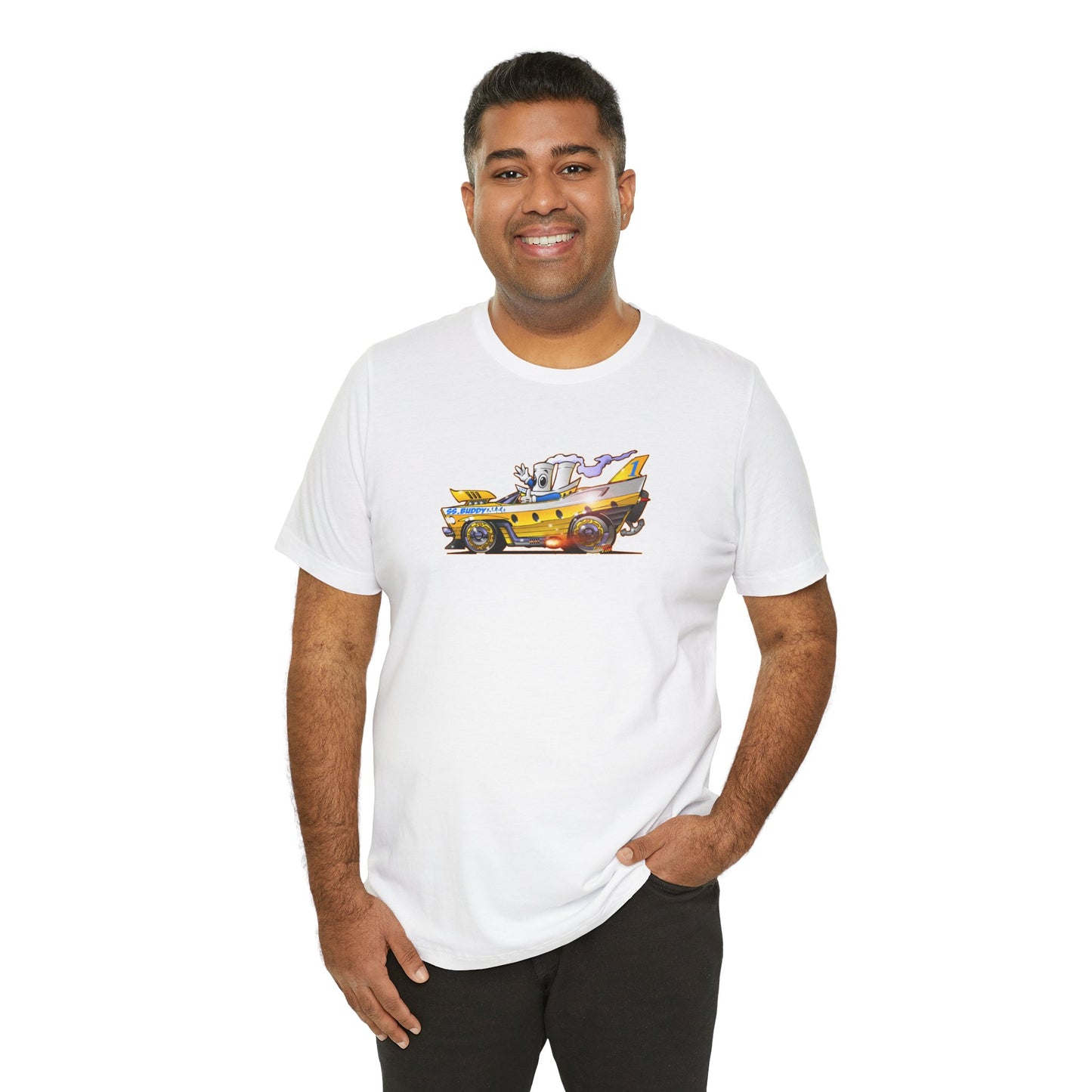 BUDDY CRUISE BUDDYMOBILE Custom Car Art Short Sleeve Tee in 17 Colors