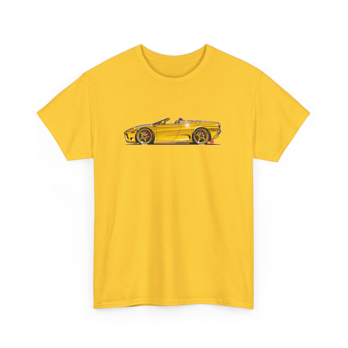 FERRARI 360 SPIDER Supercar Concept Art Heavy Cotton Tee 11 Colors