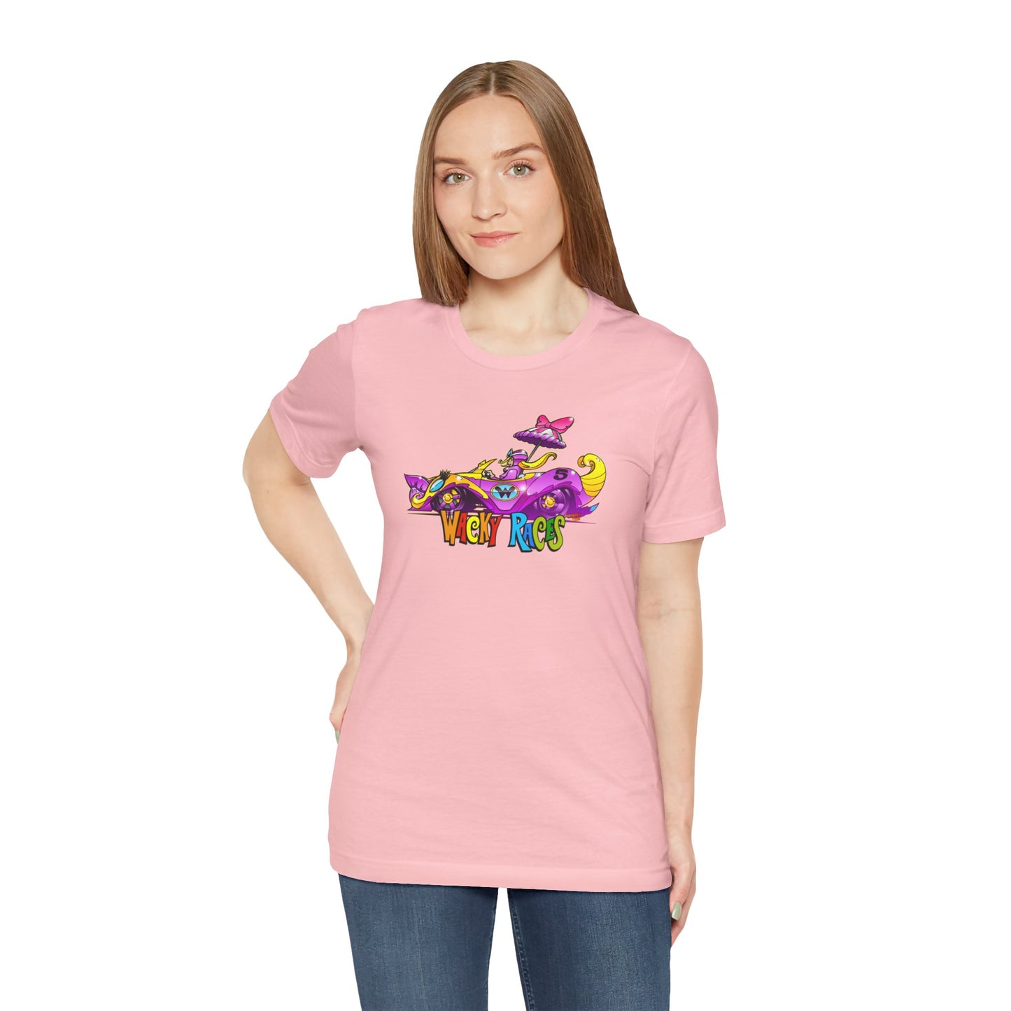 PENELOPE PITSTOP Wacky Races Cartoon Concept Art Short Sleeve Tee 10 Colors