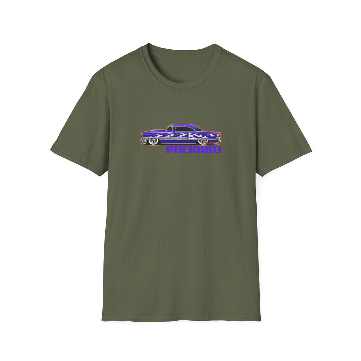 PACKARD 1955 Kustom Four Hundred Collectible Fireball Art TeeShirt