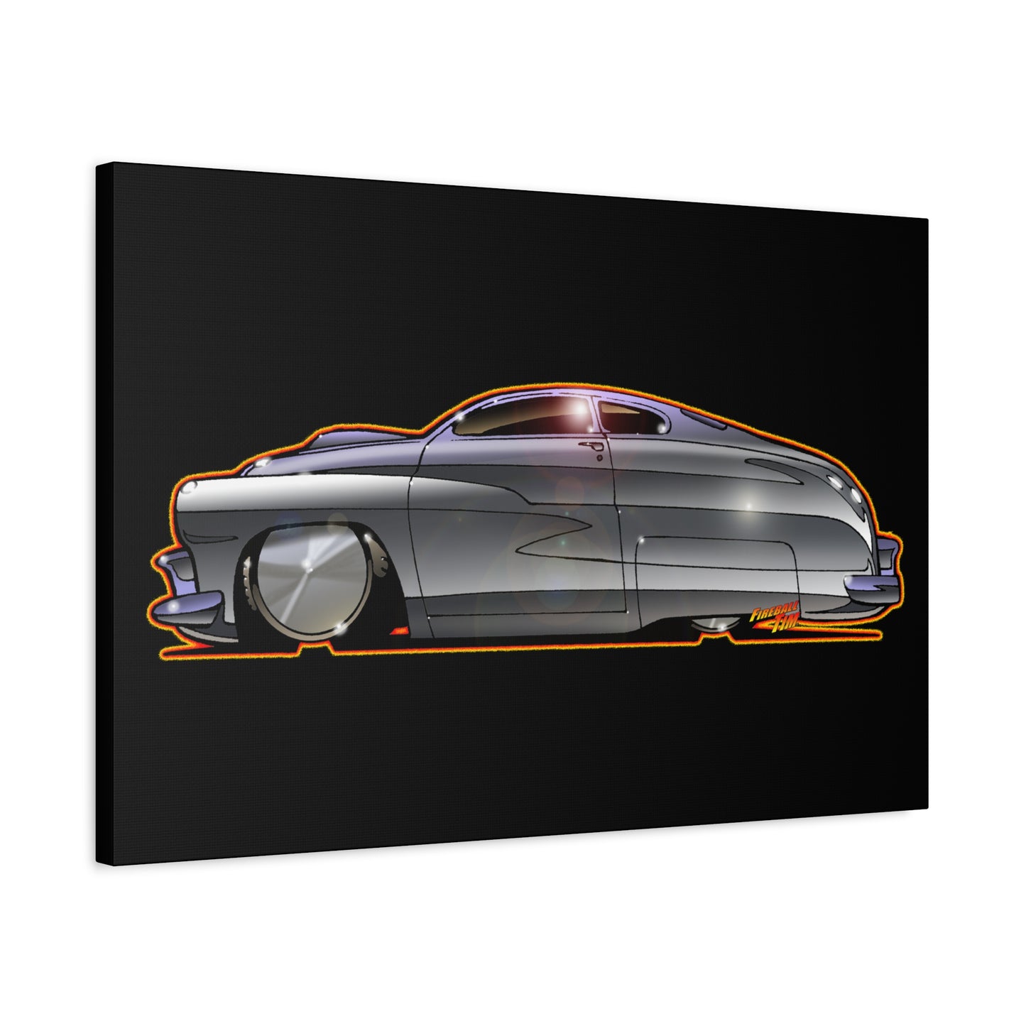 COBRA MERCURY Sylvester Stallone Collectible Fireball Art Canvas Print