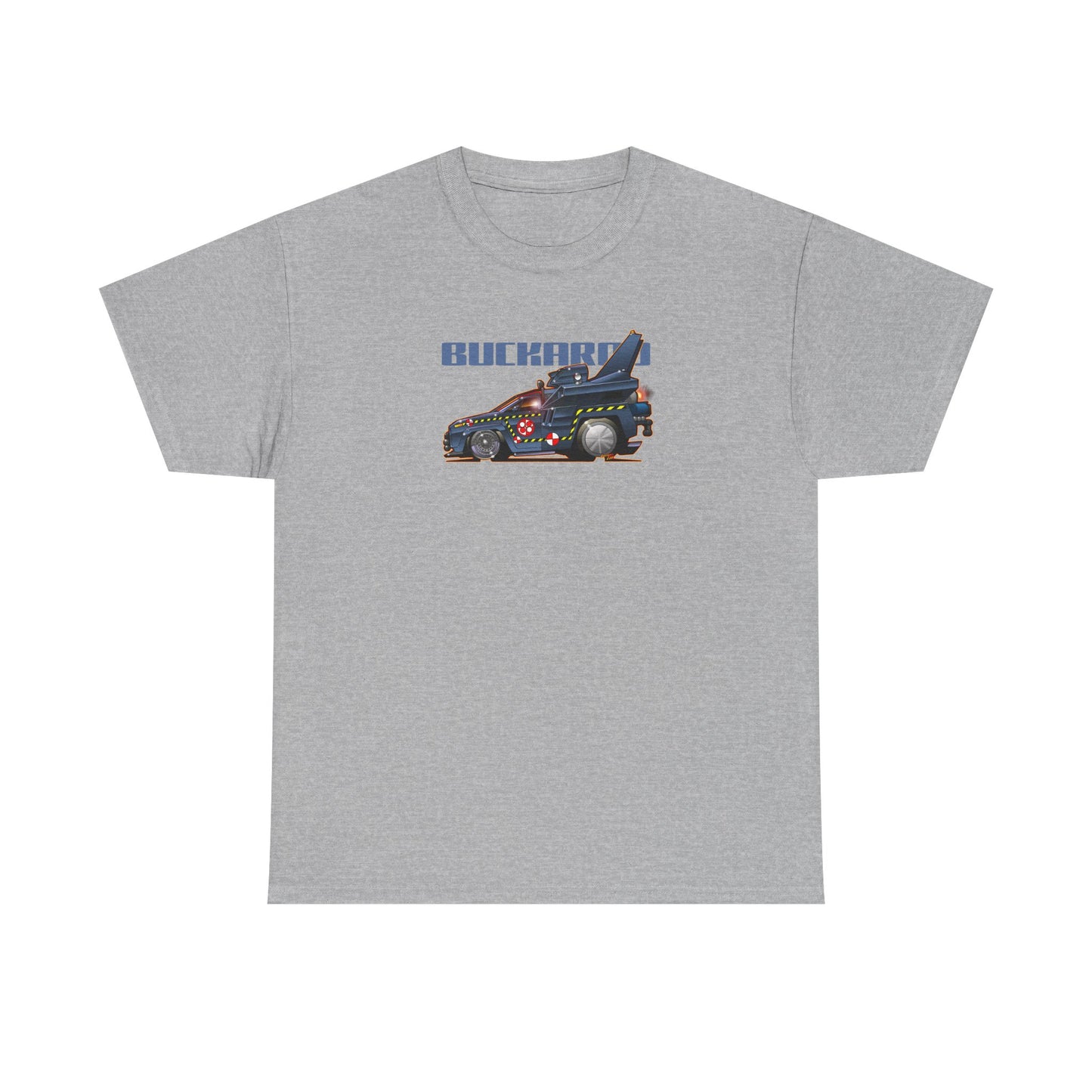 BUCKAROO BANZAI JET TRUCK Movie Car Fireball Art Tee Shirt - Musltiple Sizes