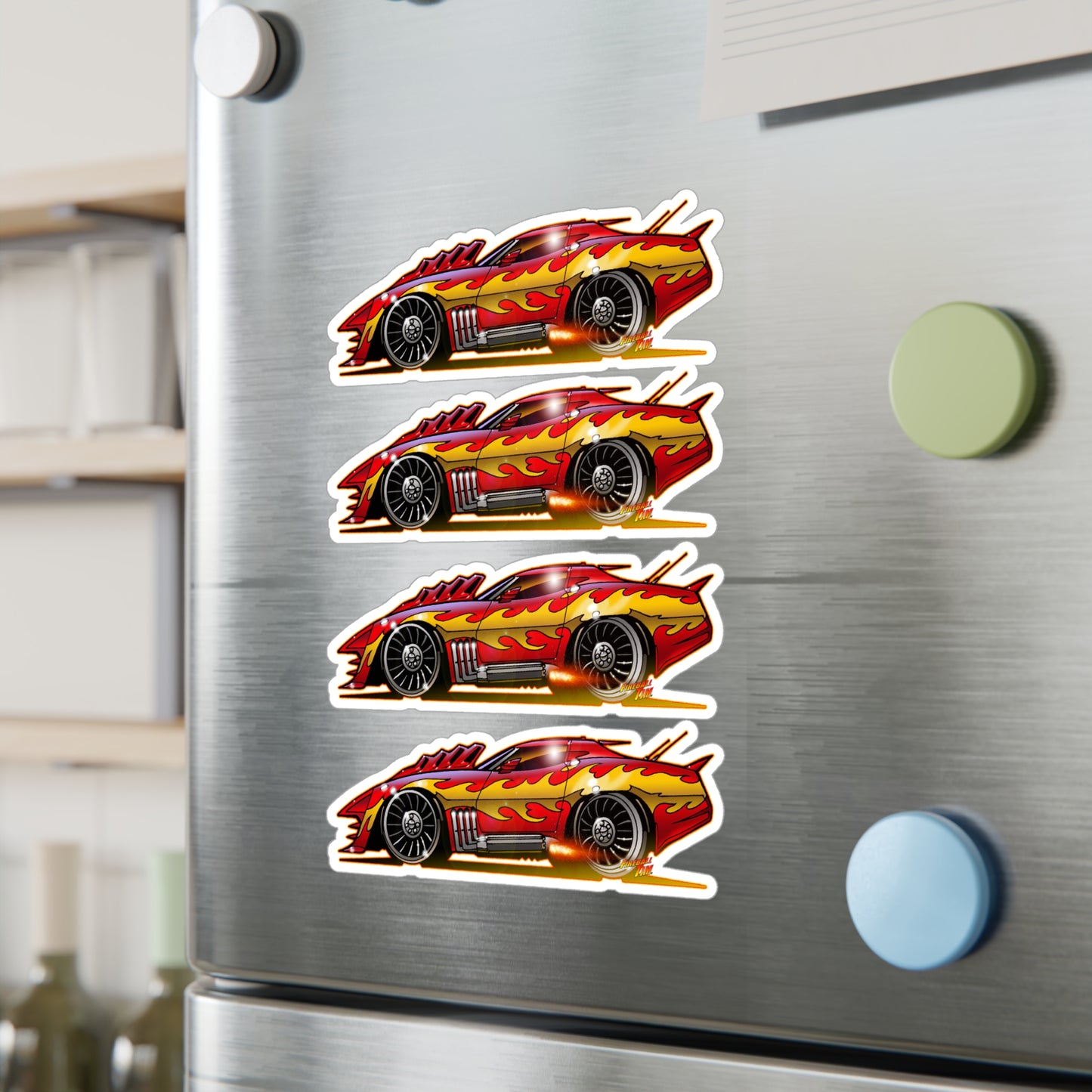 CORVETTE SUMMER Movie Car Collectible Stickers - 4 Sizes