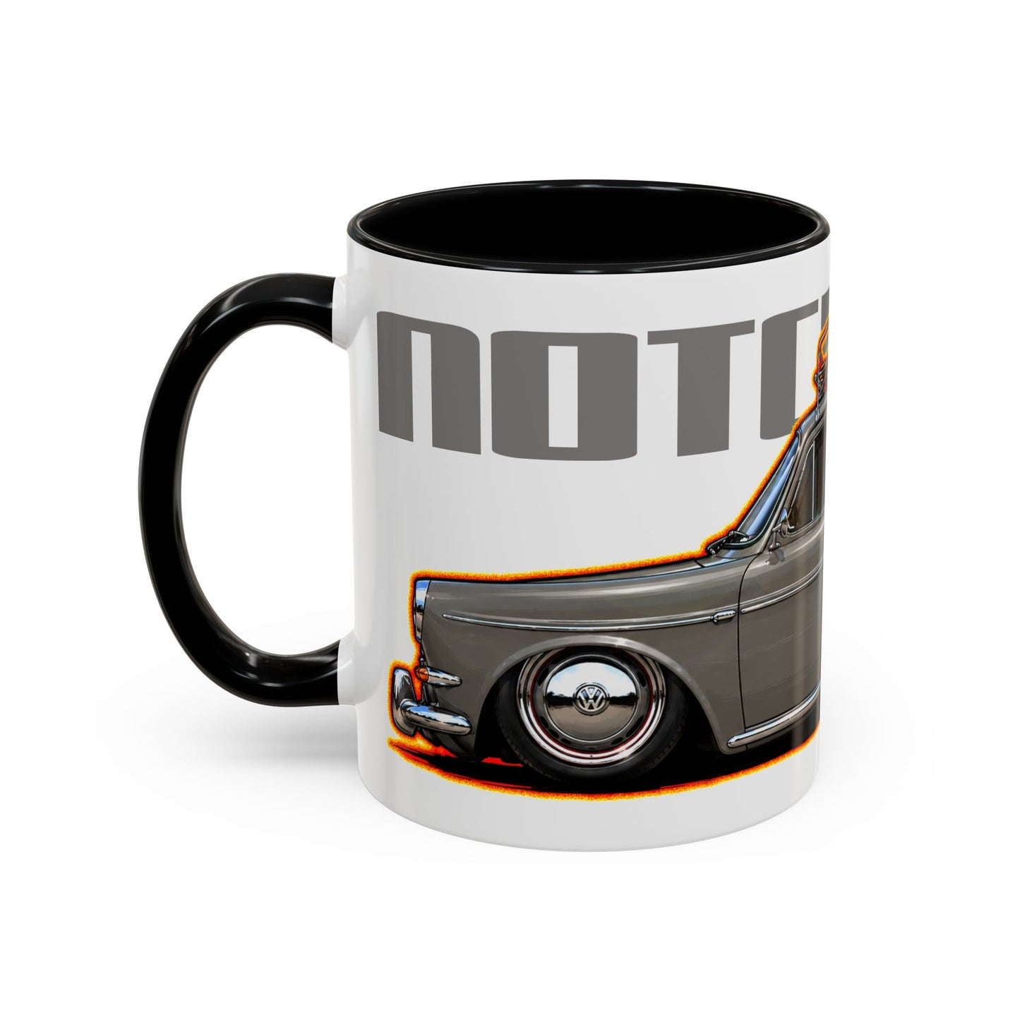 VOLKSWAGEN NOTCHBACK Collectible Fireball Art Coffee Mug - 2 Sizes
