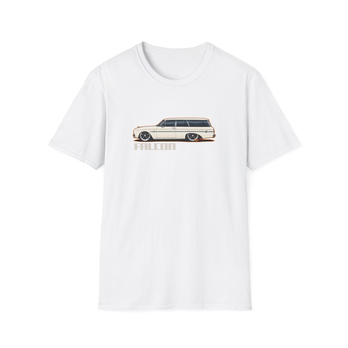 FORD FALCON WAGON Collectible Fireball Art TeeShirt