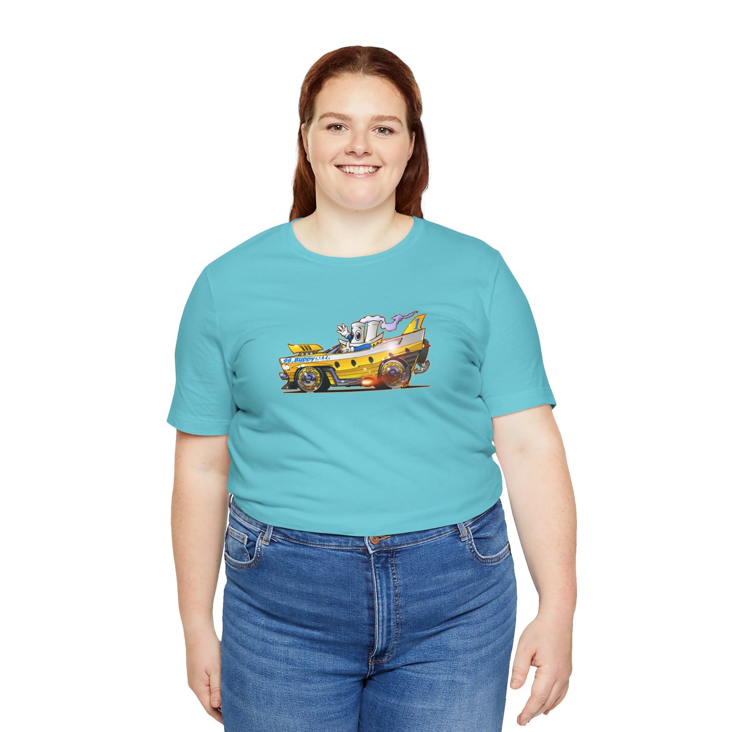 BUDDY CRUISE BUDDYMOBILE Custom Car Art Short Sleeve Tee in 17 Colors