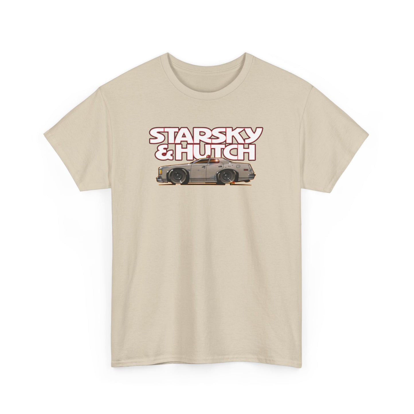 STARSKY AND HUTCH Hutchmobile TV Show Cotton Tee Shirt Mutiple Colors