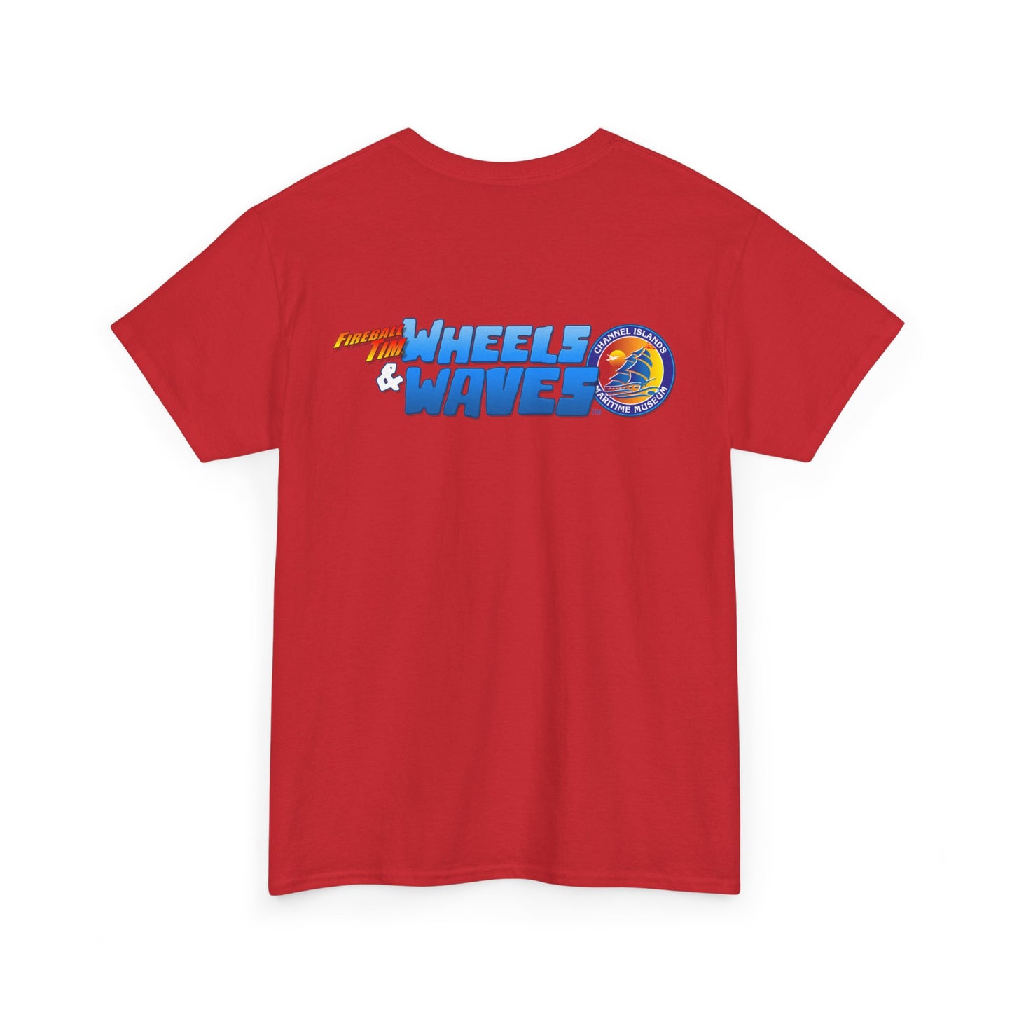 WHEELS & WAVES Car Show Official Short Sleeve Tee 13 Colors