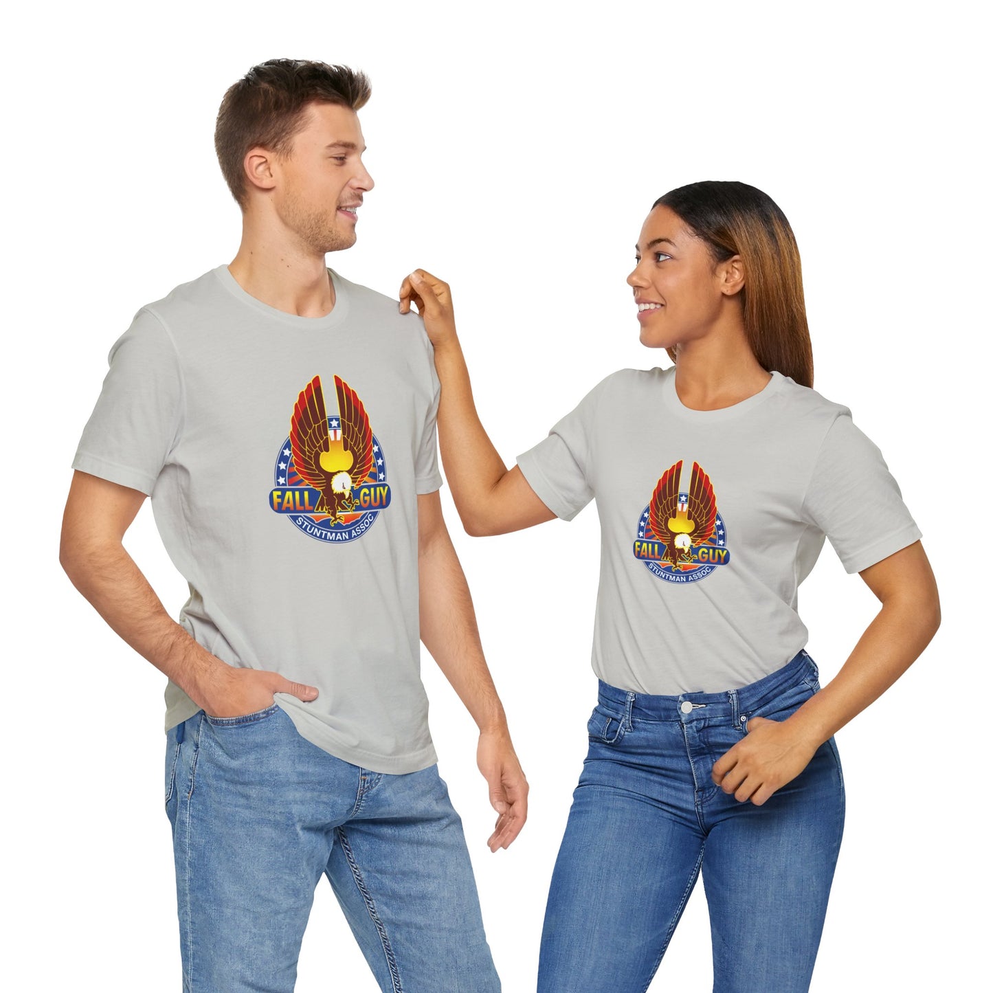 THE FALL GUY Stuntman Association Unisex Jersey Short Sleeve Tee - 12 Colors