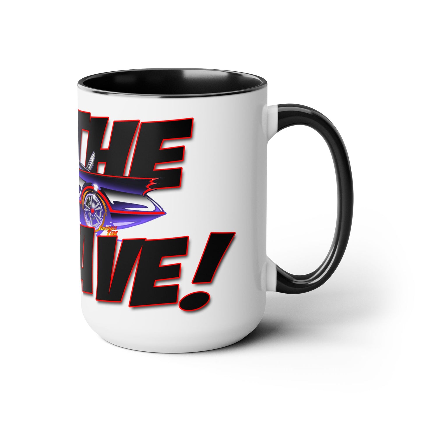 TO THE BATCAVE 1966 Batmobile Batman TV Show Coffee Mug 15oz