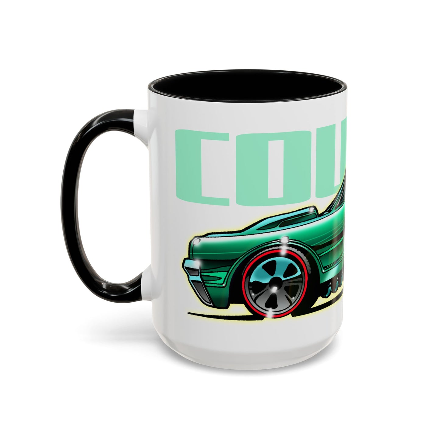 HOT WHEELS CUSTOM MERCURY COUGAR Muscle Car Collectible Fireball Art Coffee Mug