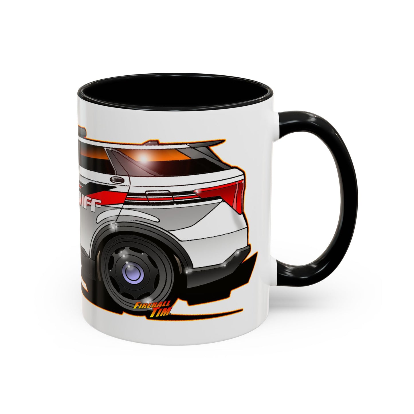 FORD EXPLORER POLICE CRUISER Sanfrantello 09 Tribute Coffee Mug 2 Sizes