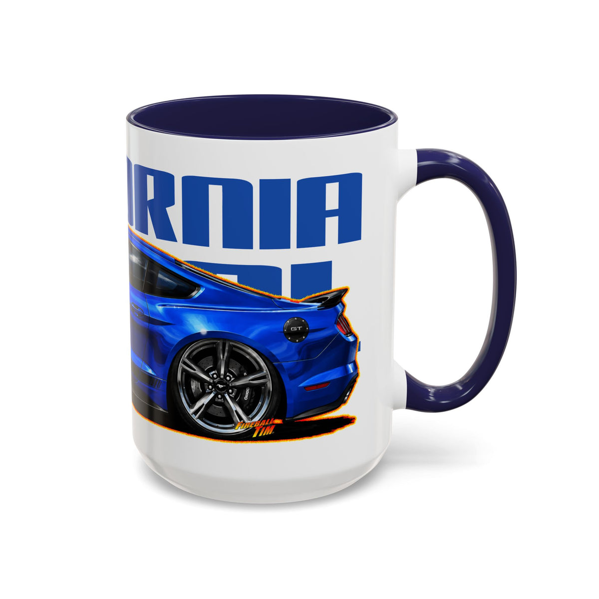 FORD MUSTANG 2017 California Special Collectible Fireball Art Coffee Mug - 2 Sizes