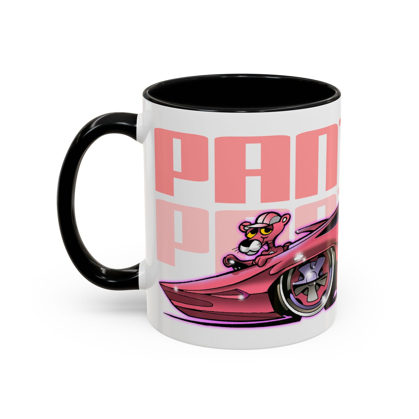 PINK PANTHER PANTHERMOBILE Collectible Coffee Art Mug - 2 Sizes