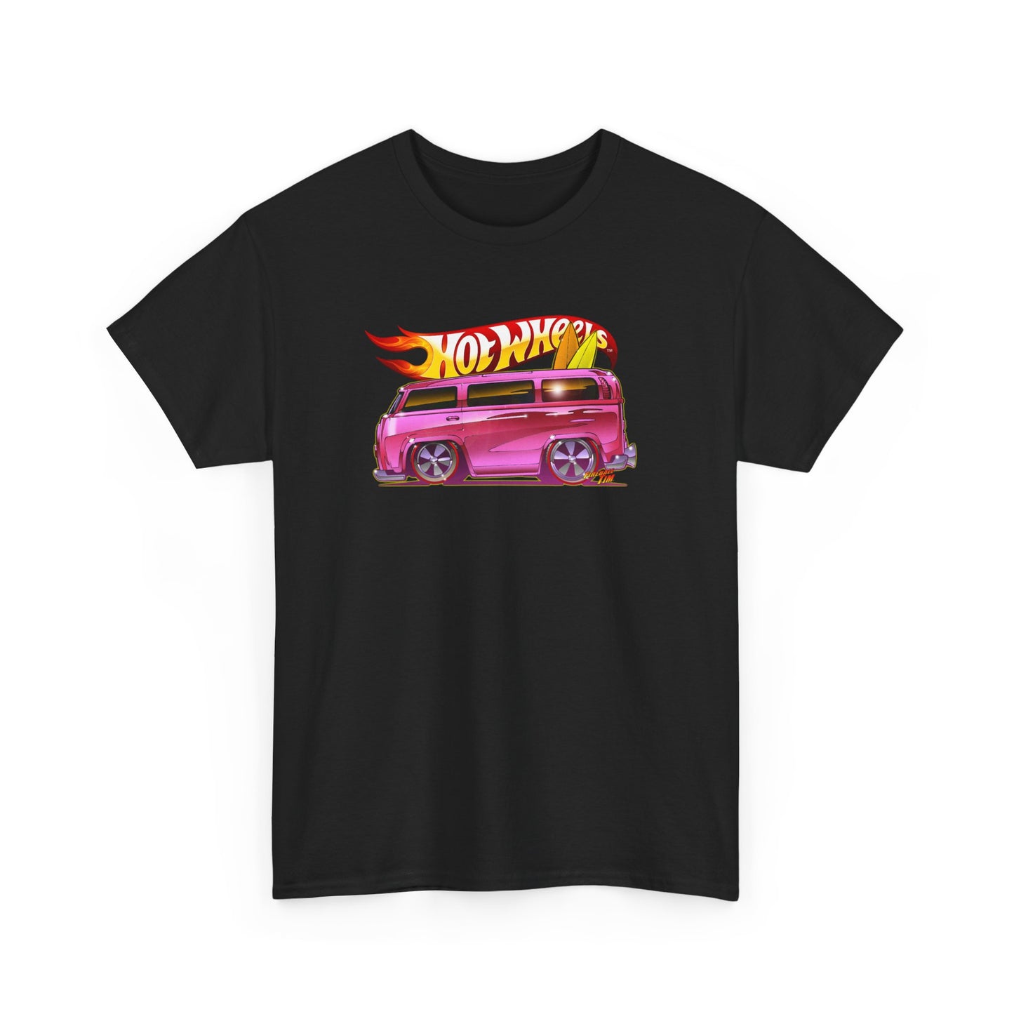 HOT WHEELS PINK BEACH BOMB BUS Tee Shirt - Multiple Colors