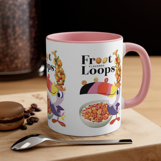 VINTAGE FROOT LOOPS Cereal Box Art Coffee Mug 11oz-Mug-Fireball Tim Garage