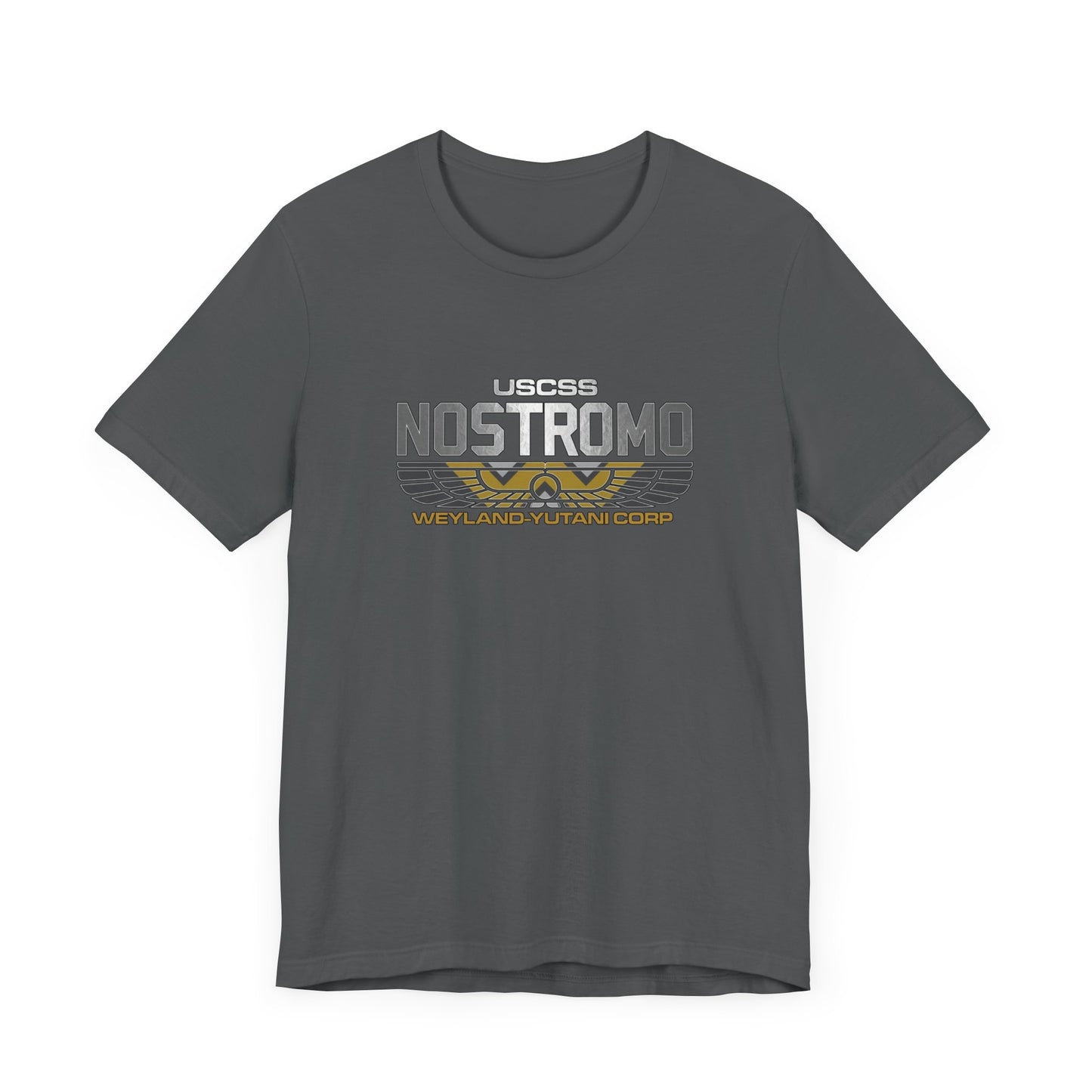 ALIEN MOVIE USCSS NOSTROMO Aliens Yutani Concept Art Short Sleeve Tee 10 Colors