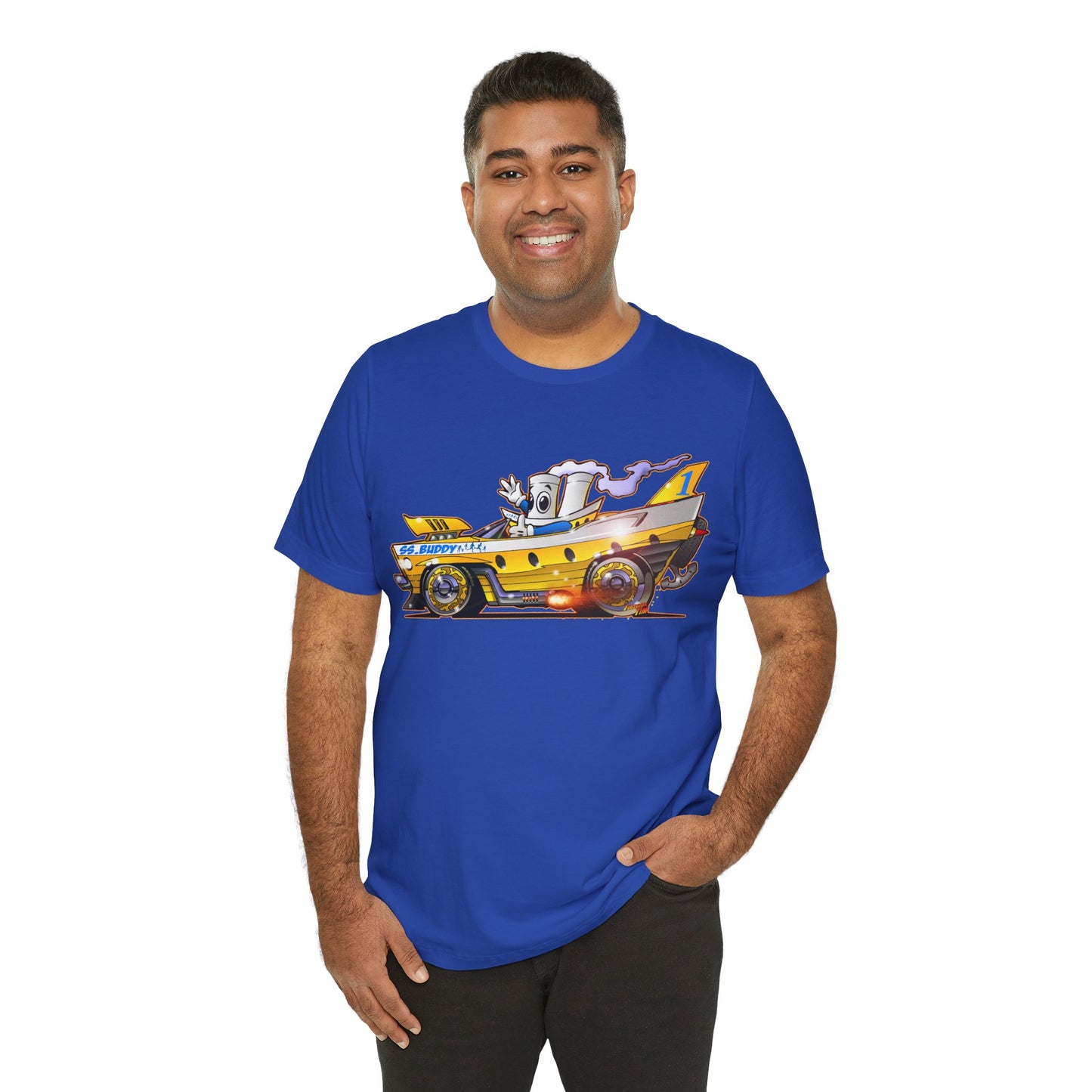 BUDDY CRUISE BUDDYMOBILE Custom Car Art Short Sleeve Tee in 17 Colors