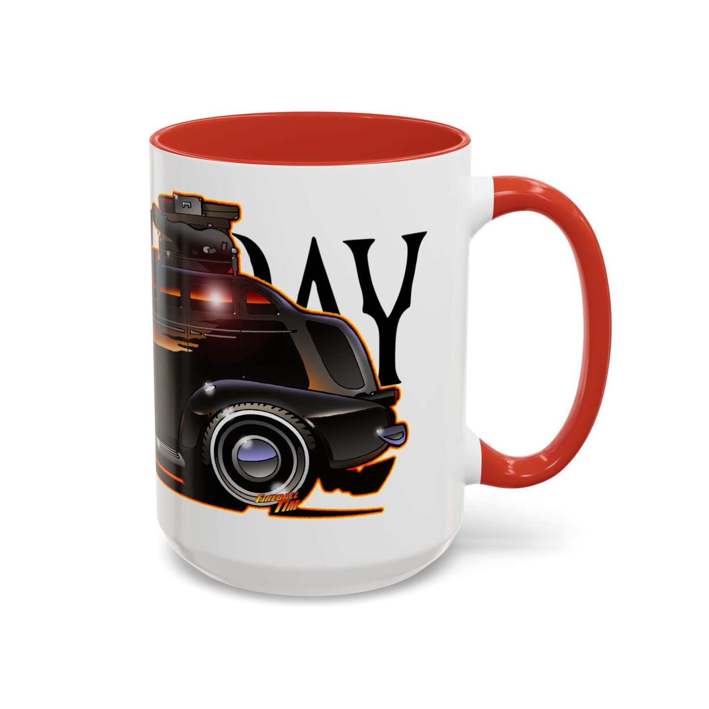 WEDNESDAY TV SHOW PONTIAC LIMO Collectible Art Coffee Mug - 2 Sizes