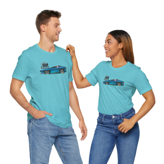 THE MAN FROM UNCLE Piranha TV Car Fireball Jersey Short Sleeve Tee Shirt - Multiple Colors