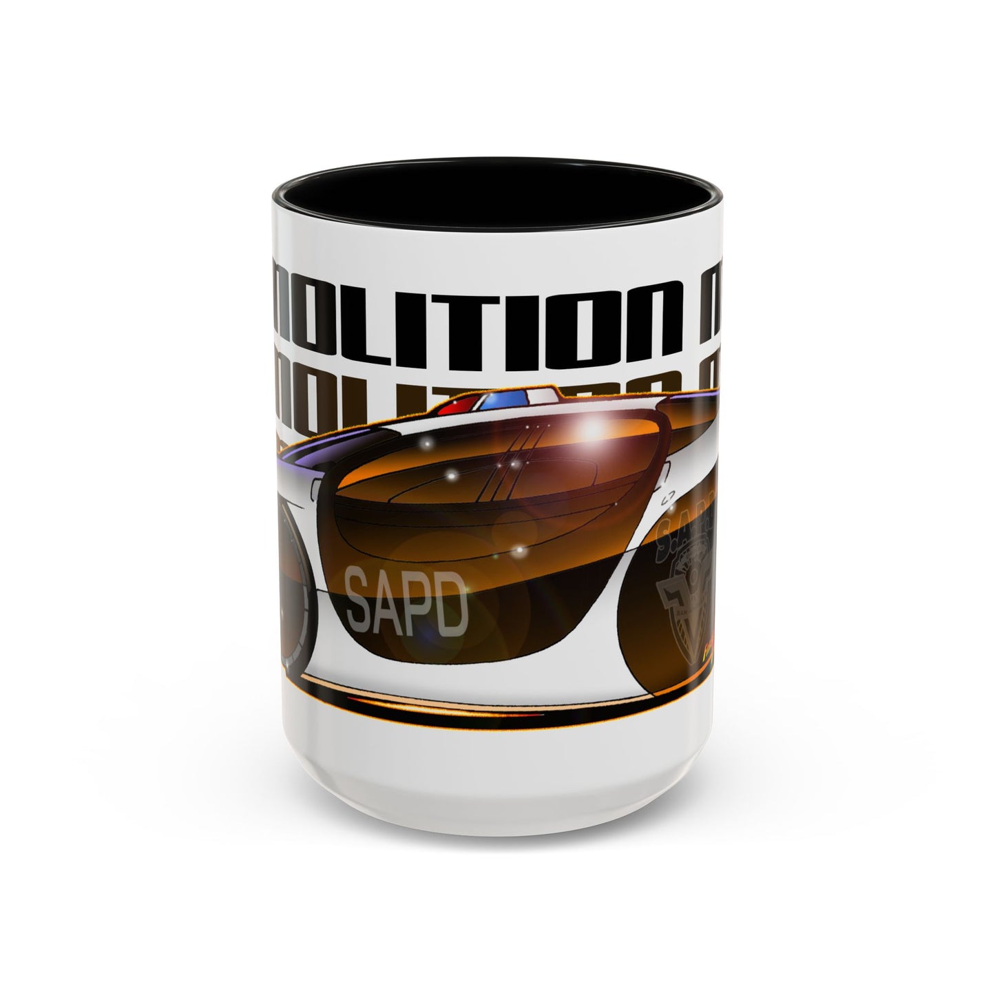 DEMOLITION MAN 2032 Police Cruiser Collectible Art Coffee Mug - 2 Sizes