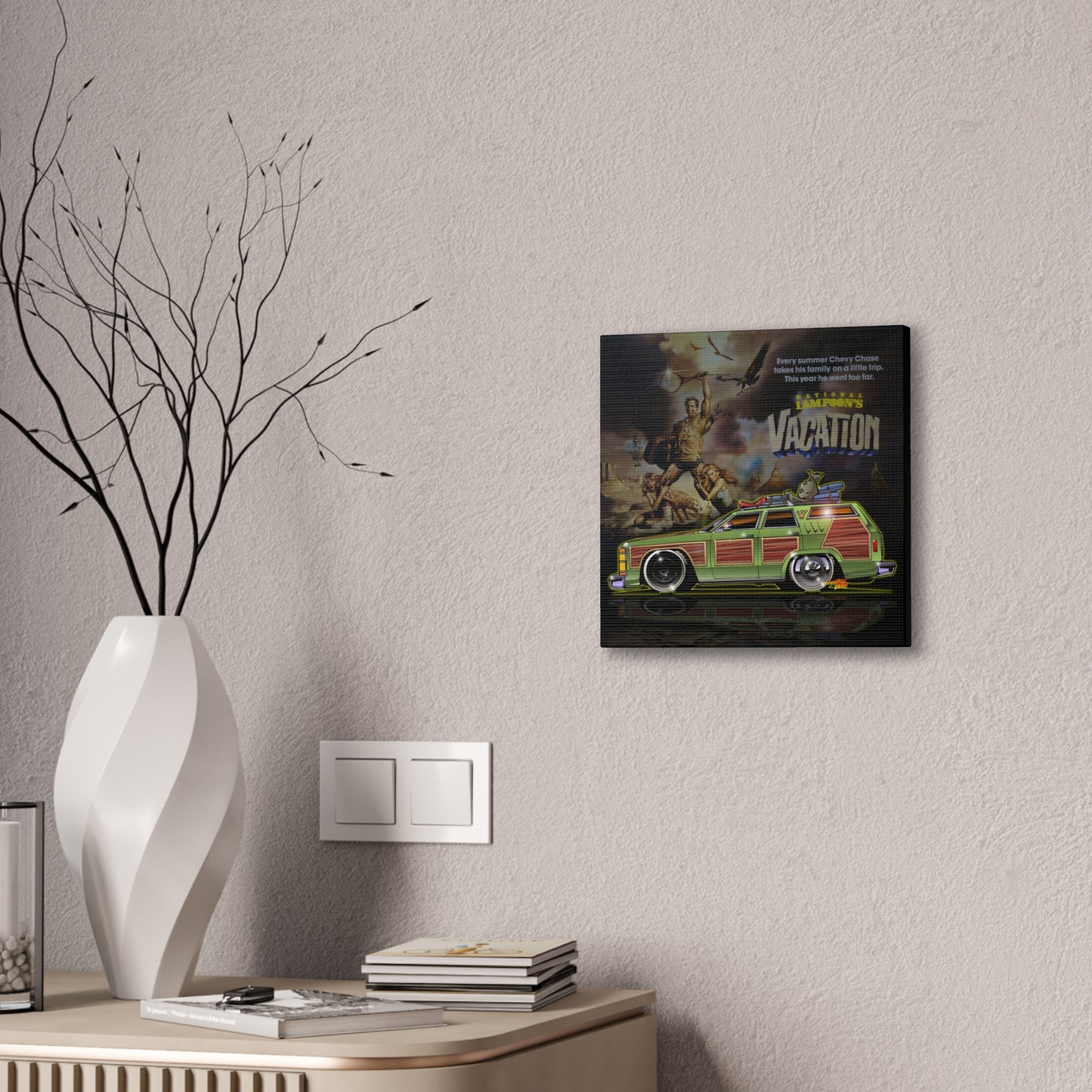 NATIONAL LAMPOON'S FAMILY VACATION Truckster Station Wagon Canvas Art Print - Sizes