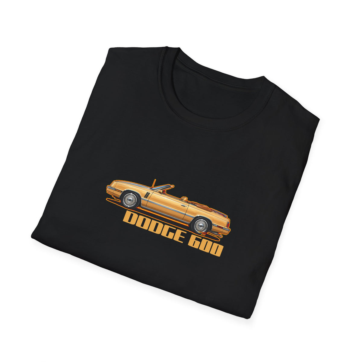 DODGE 600 CONVERTIBLE 1985 Collectible Fireball Art TeeShirt