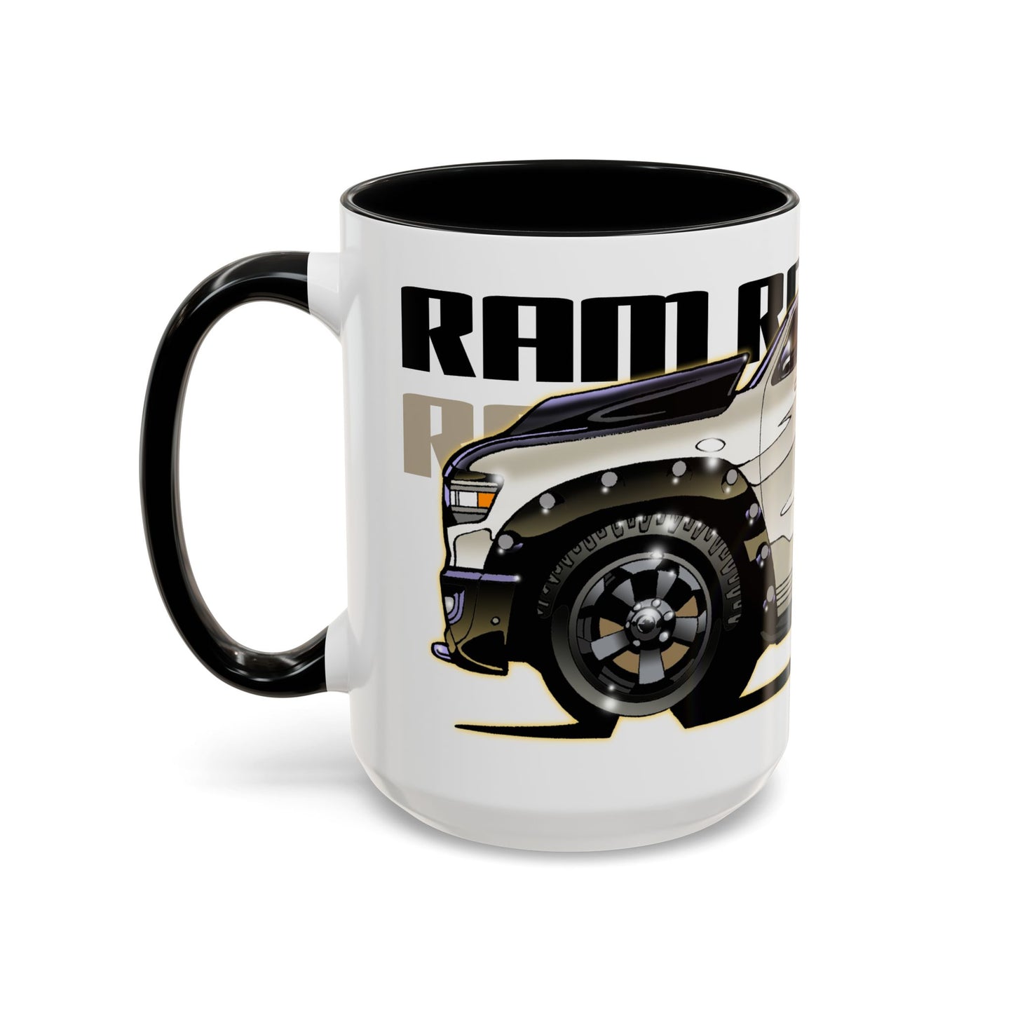RAM REBEL 1500 Truck Collectible Coffee Fireball Art Mug 2 Sizes