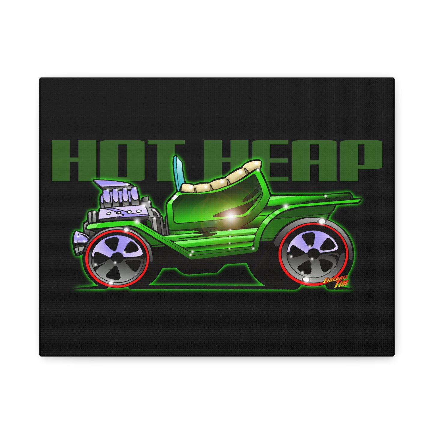 HOT HEAP HOT WHEELS Vintage Car Diecast Canvas Art Wall Print - 11x14